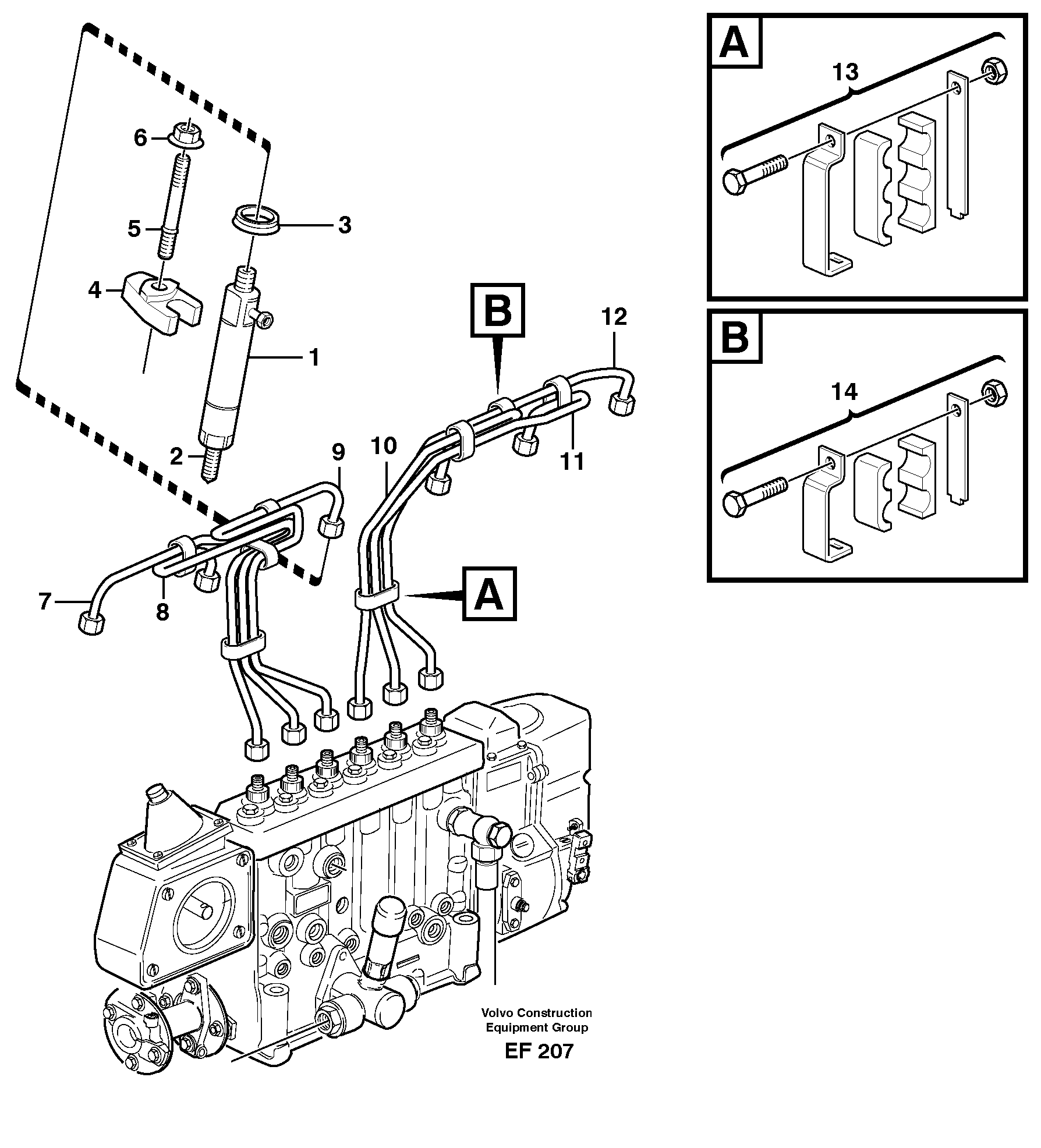 Dlvy pipe kit VOE8194240 VOLVO