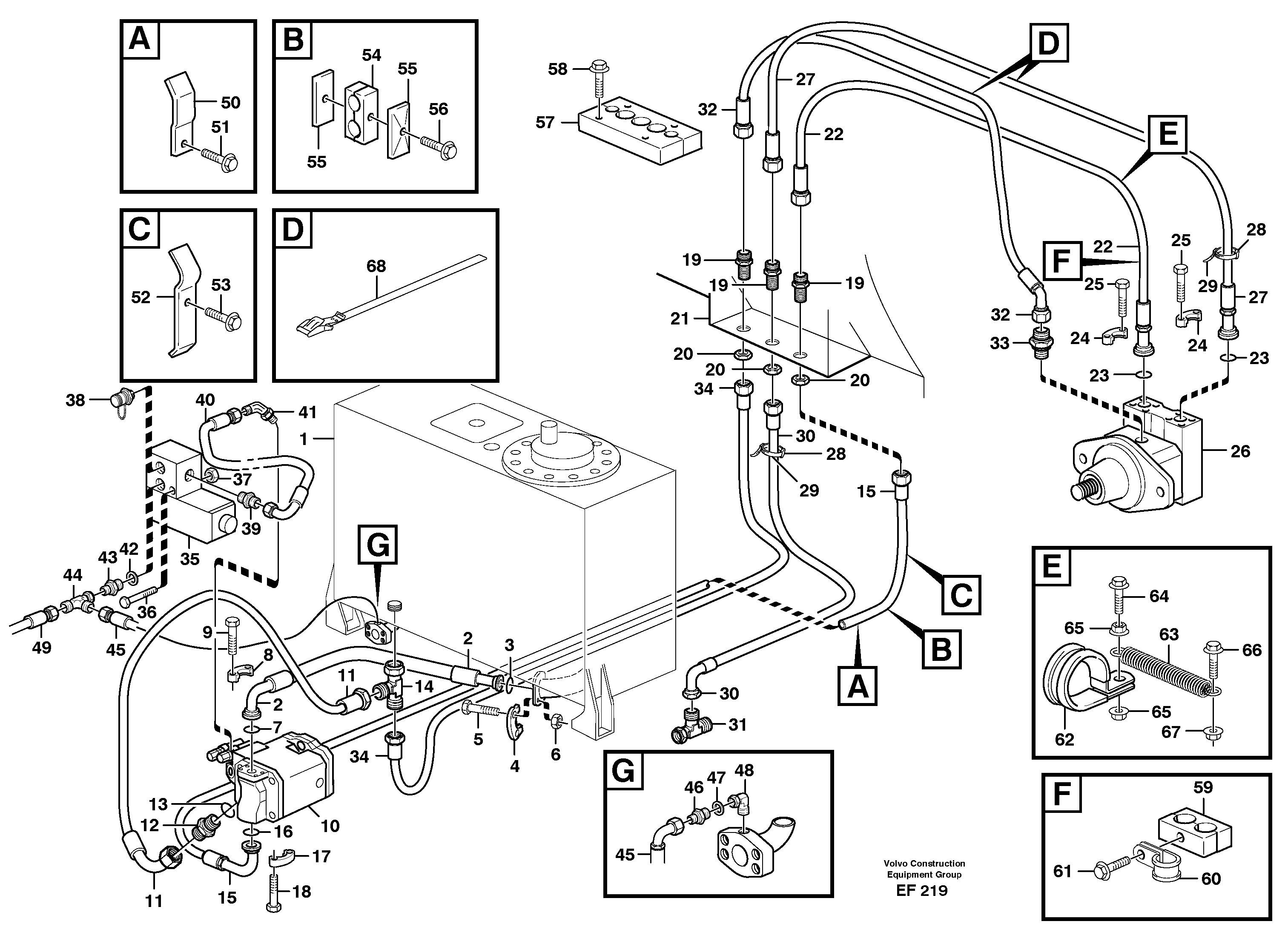 Timing gear casing VOE935725 VOLVO