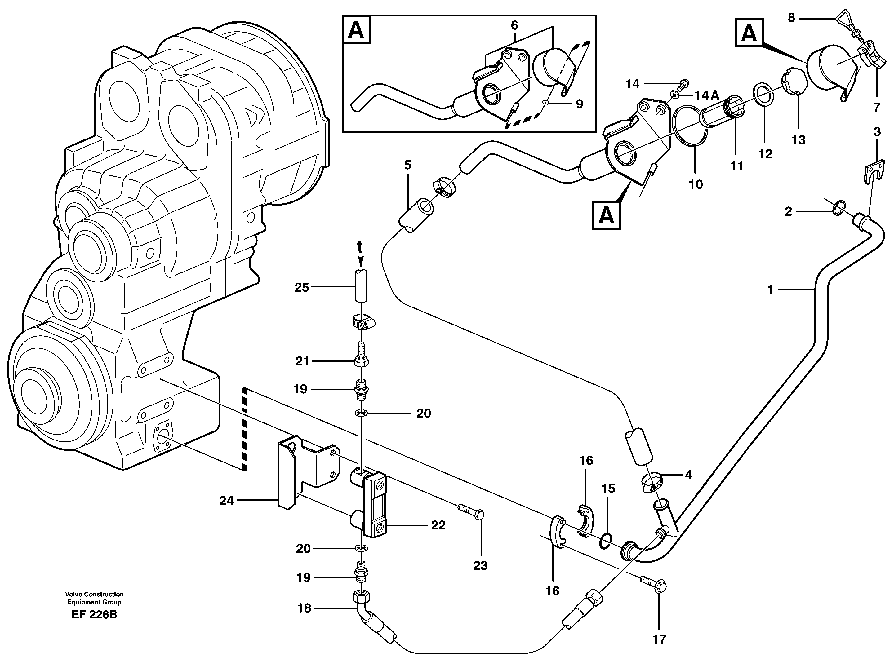 Bracket VOE11152114 VOLVO