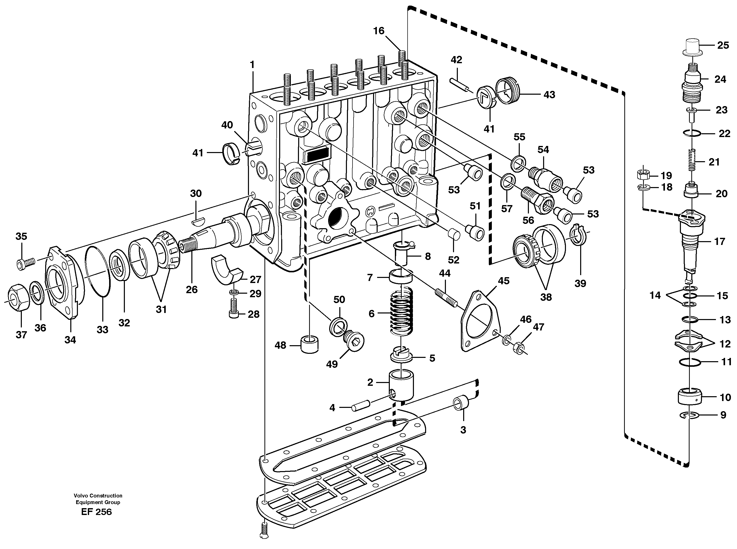 Injection Pump VOE11707189 VOLVO
