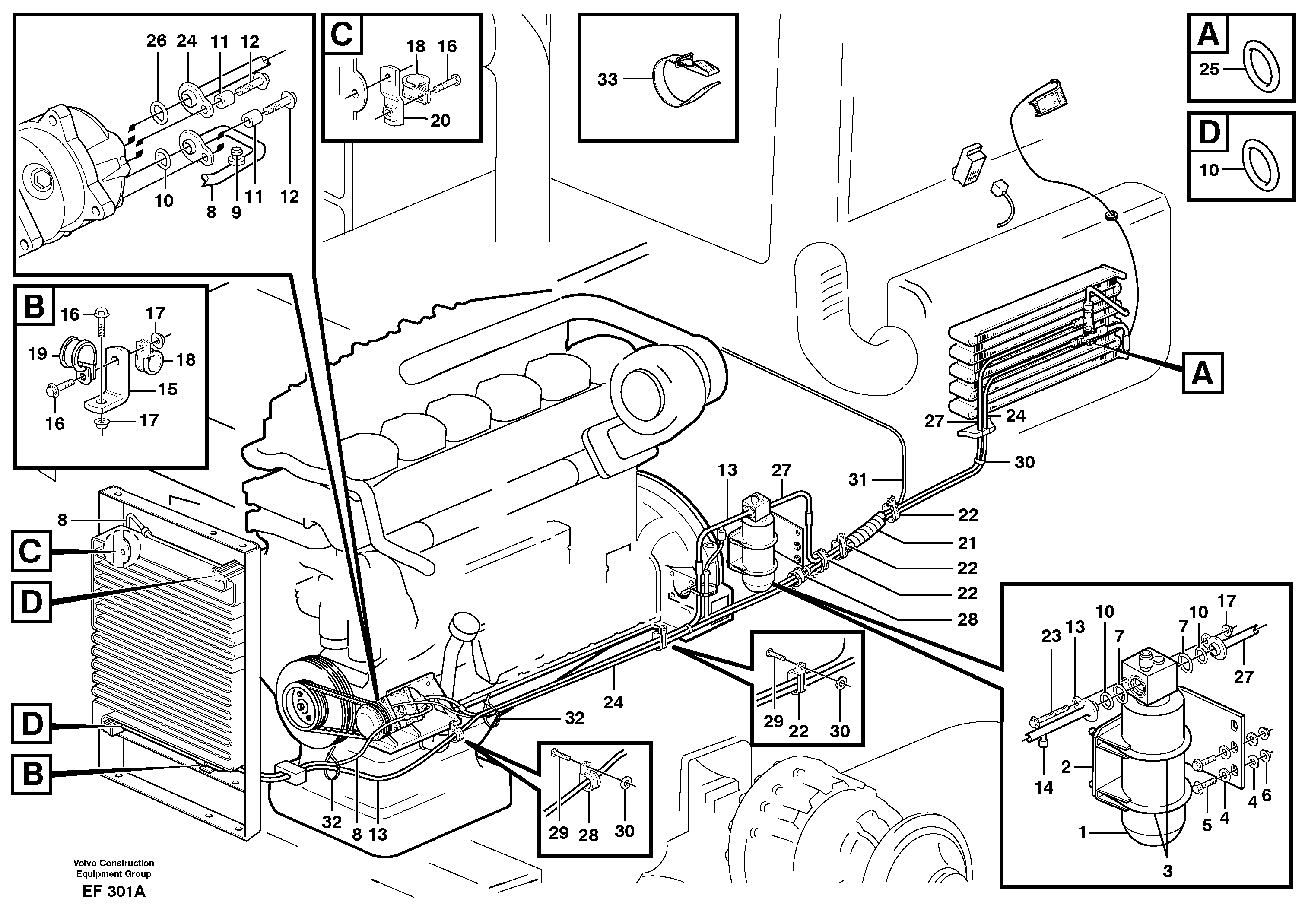 Timing gear casing VOE11006254 VOLVO