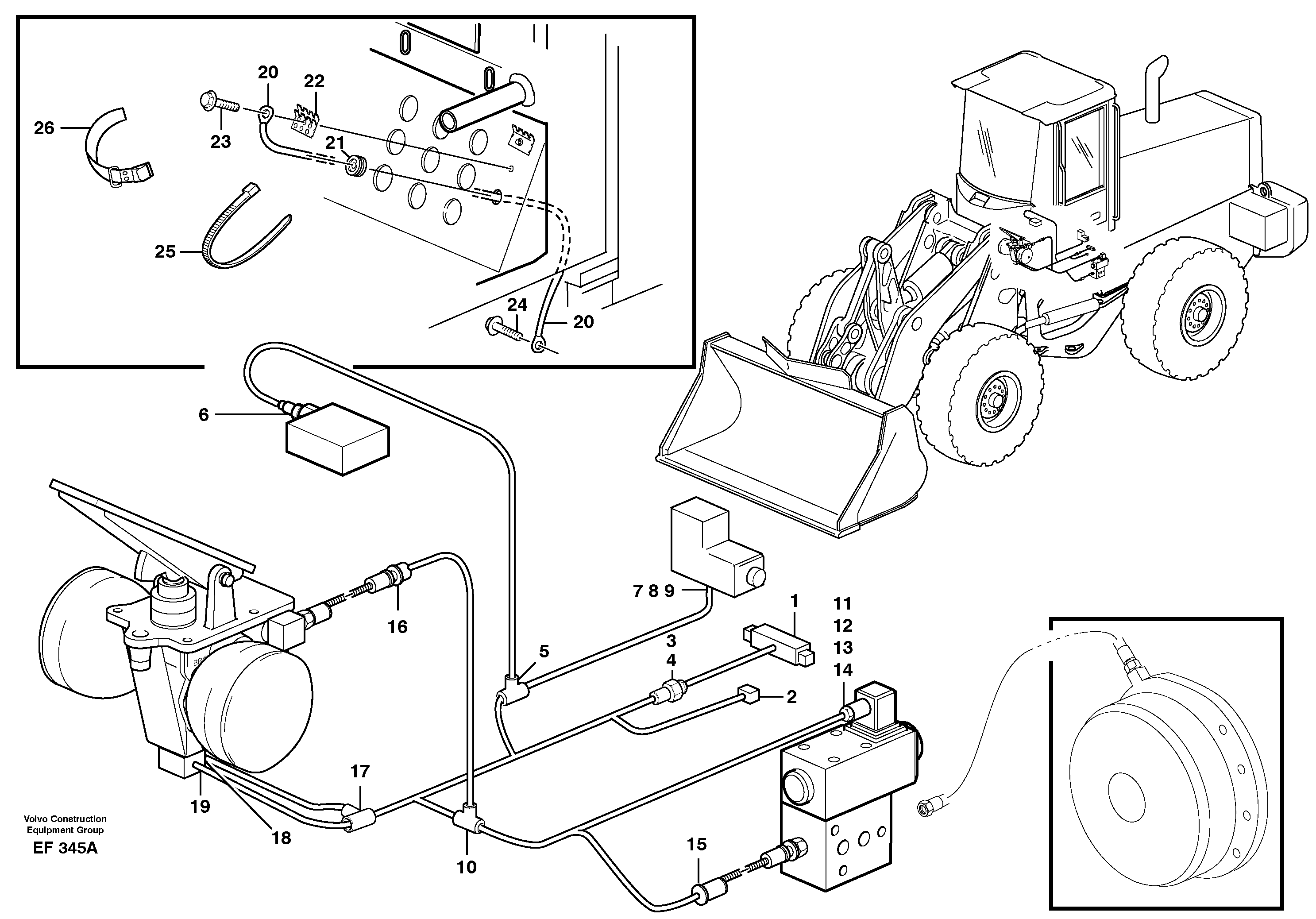 Rubber cushion VOE11152034 VOLVO