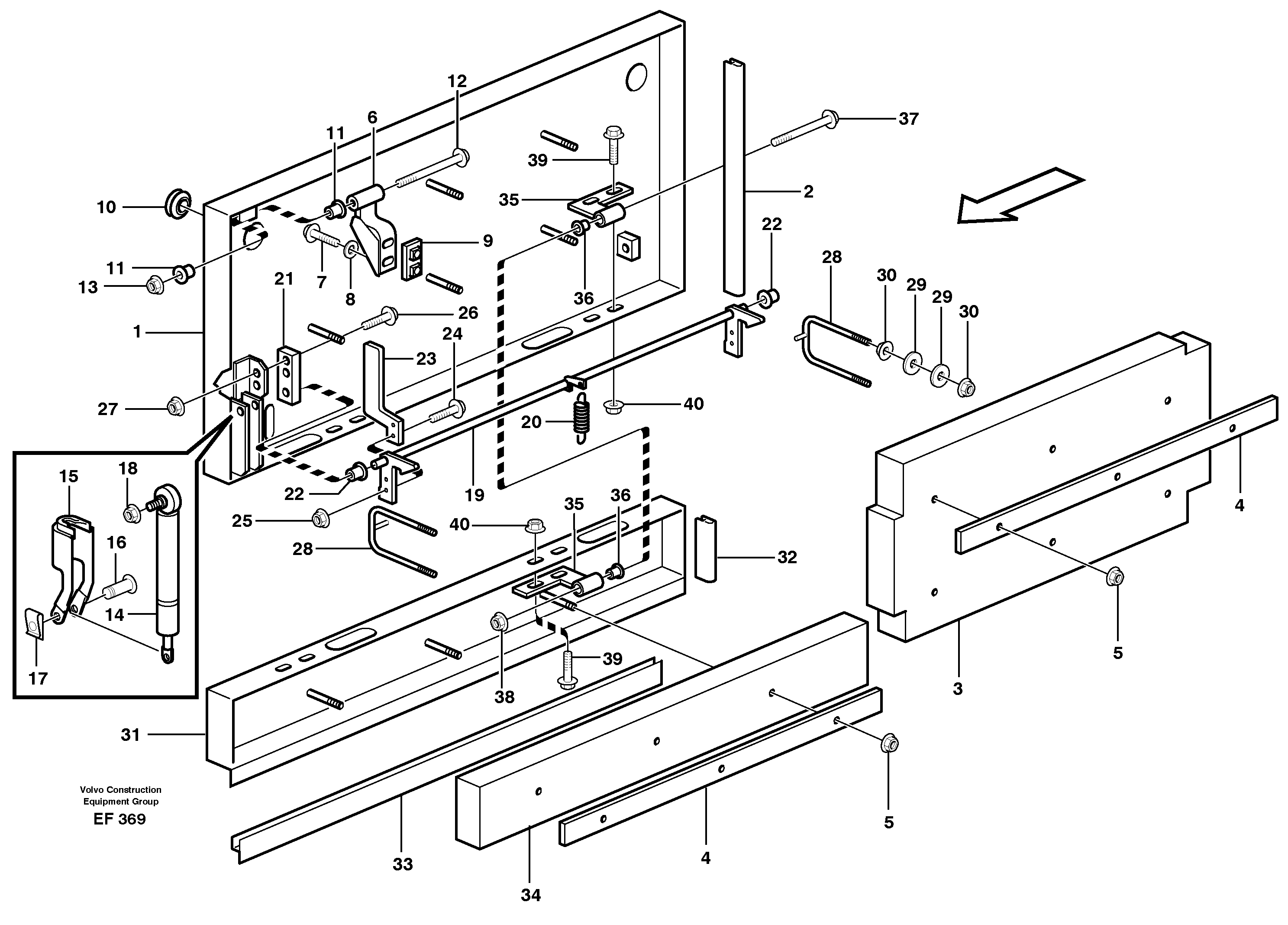 Terminal casing VOE11152131 VOLVO