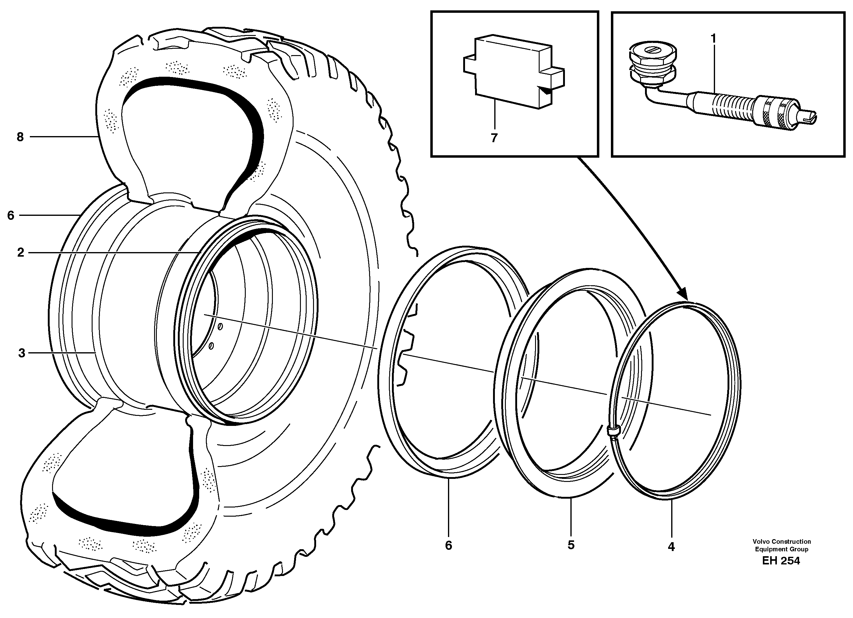 Tire VOE11023767 VOLVO