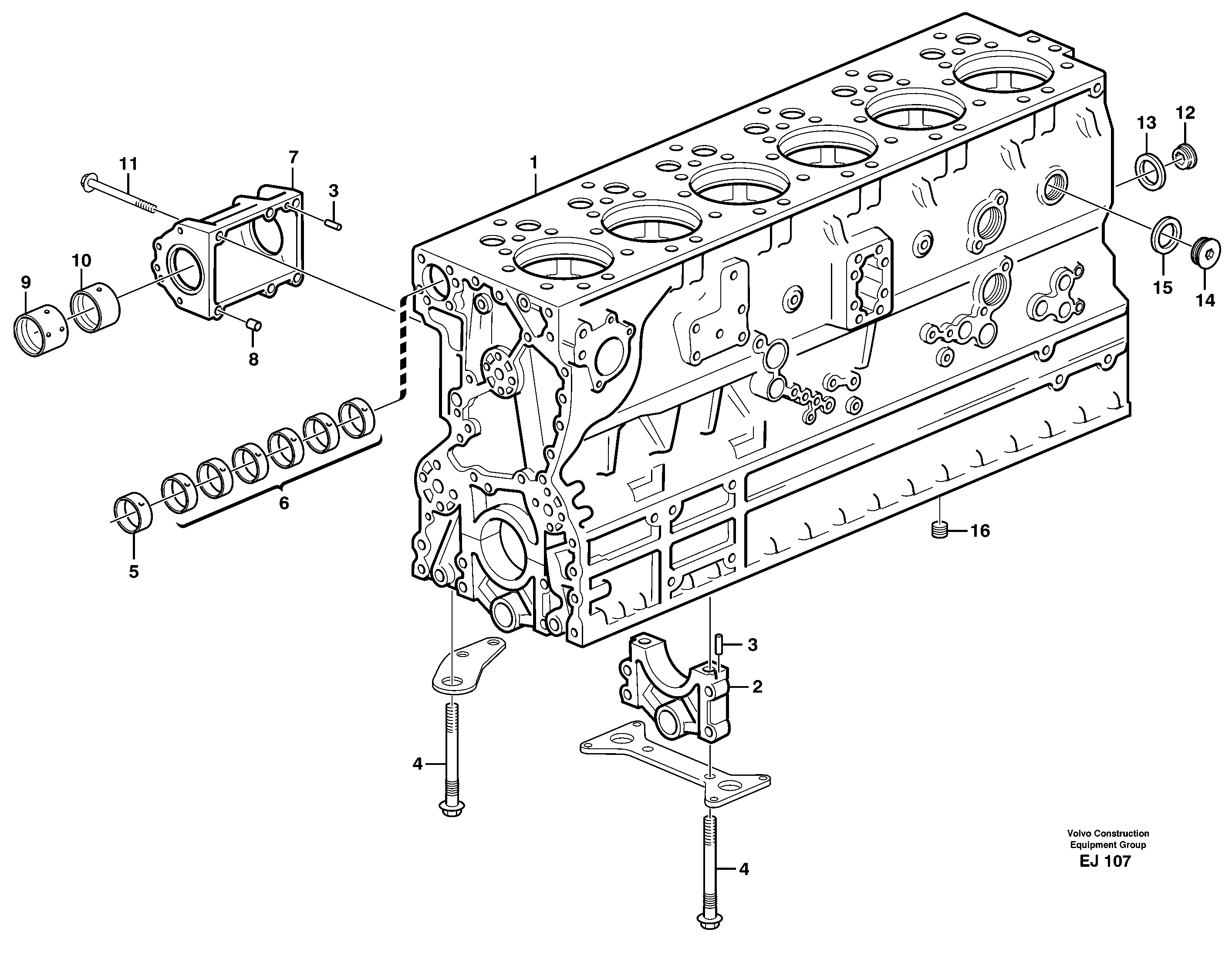 Пробка VOE8193945 VOLVO