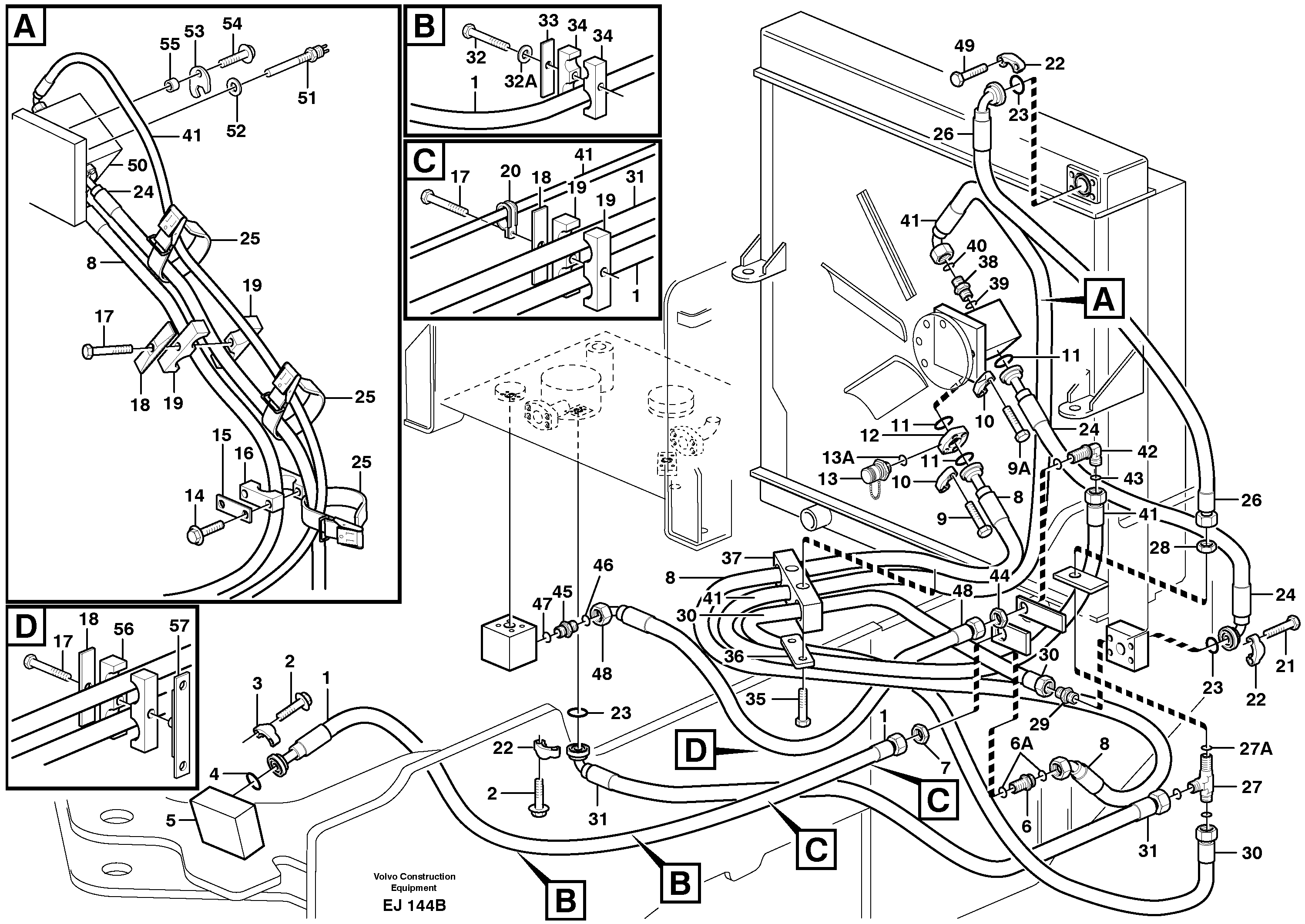 Timing gear casing VOE935995 VOLVO