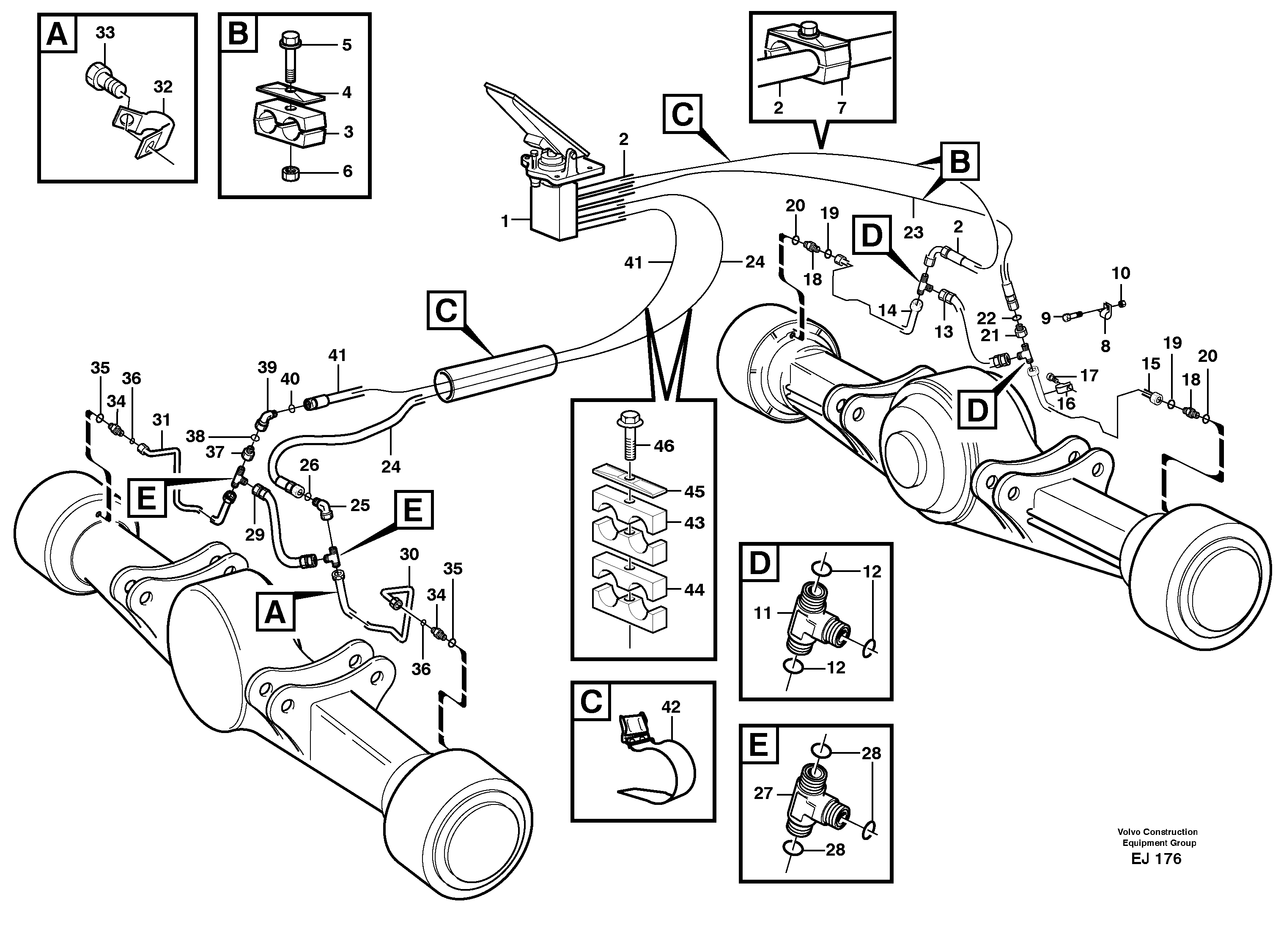 Timing gear casing VOE936593 VOLVO