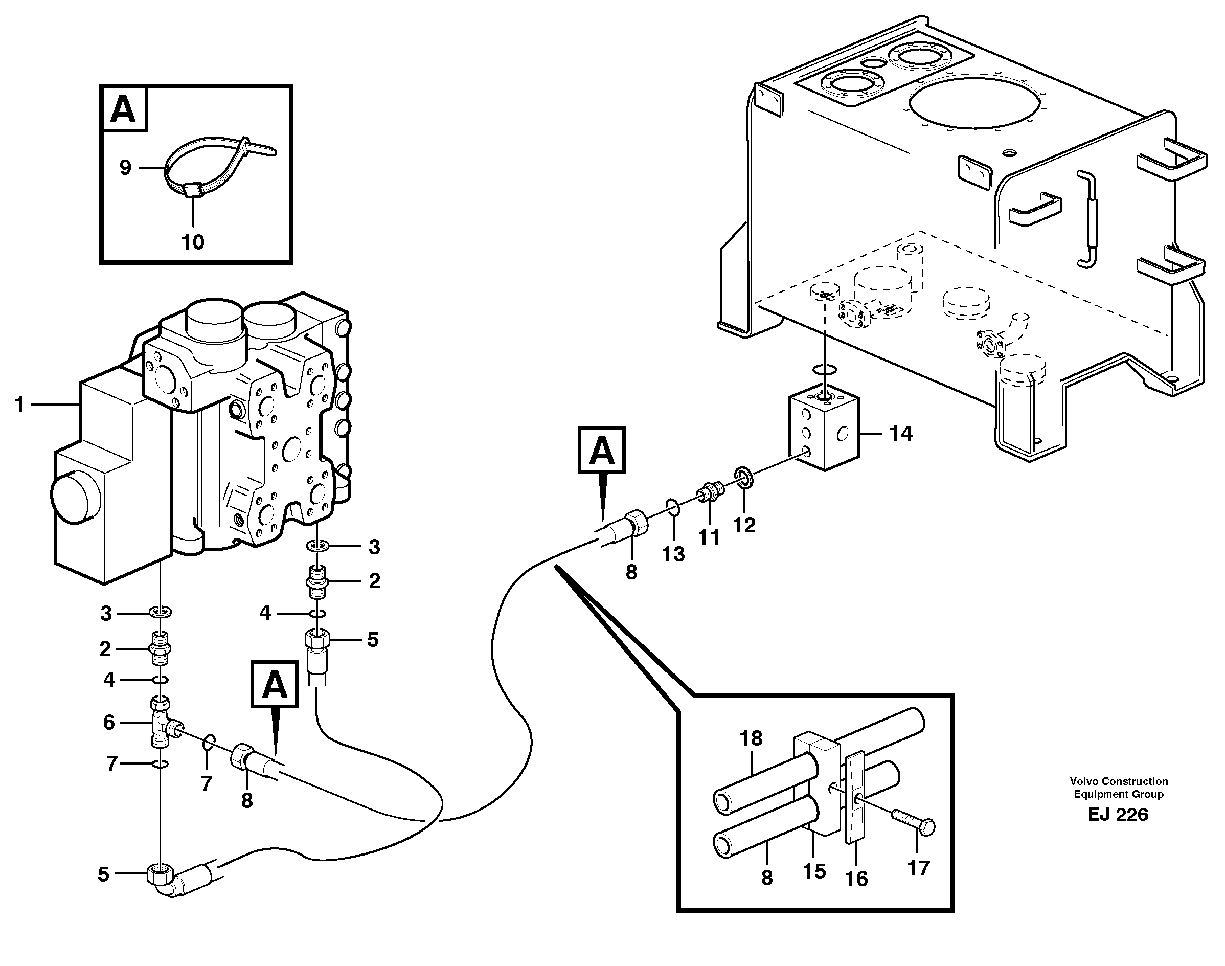Timing gear casing VOE935463 VOLVO