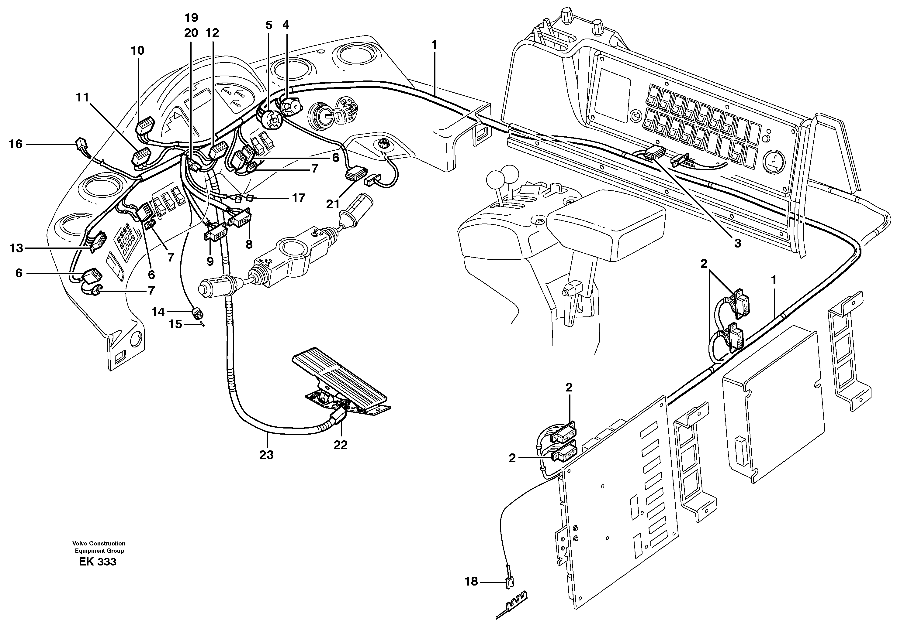 Rubber cushion VOE11170682 VOLVO