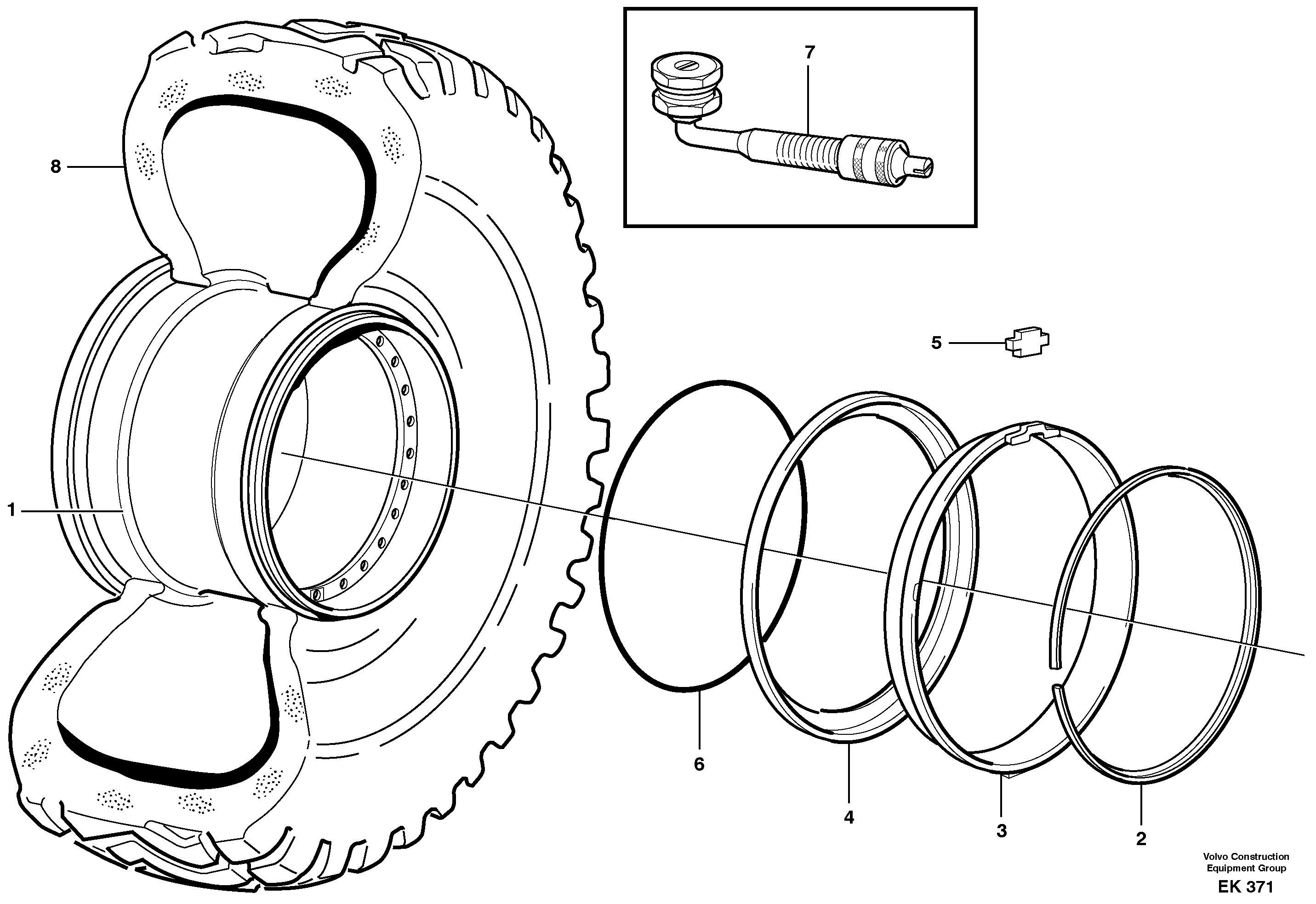 Mn Bearing Part VOE15018976 VOLVO