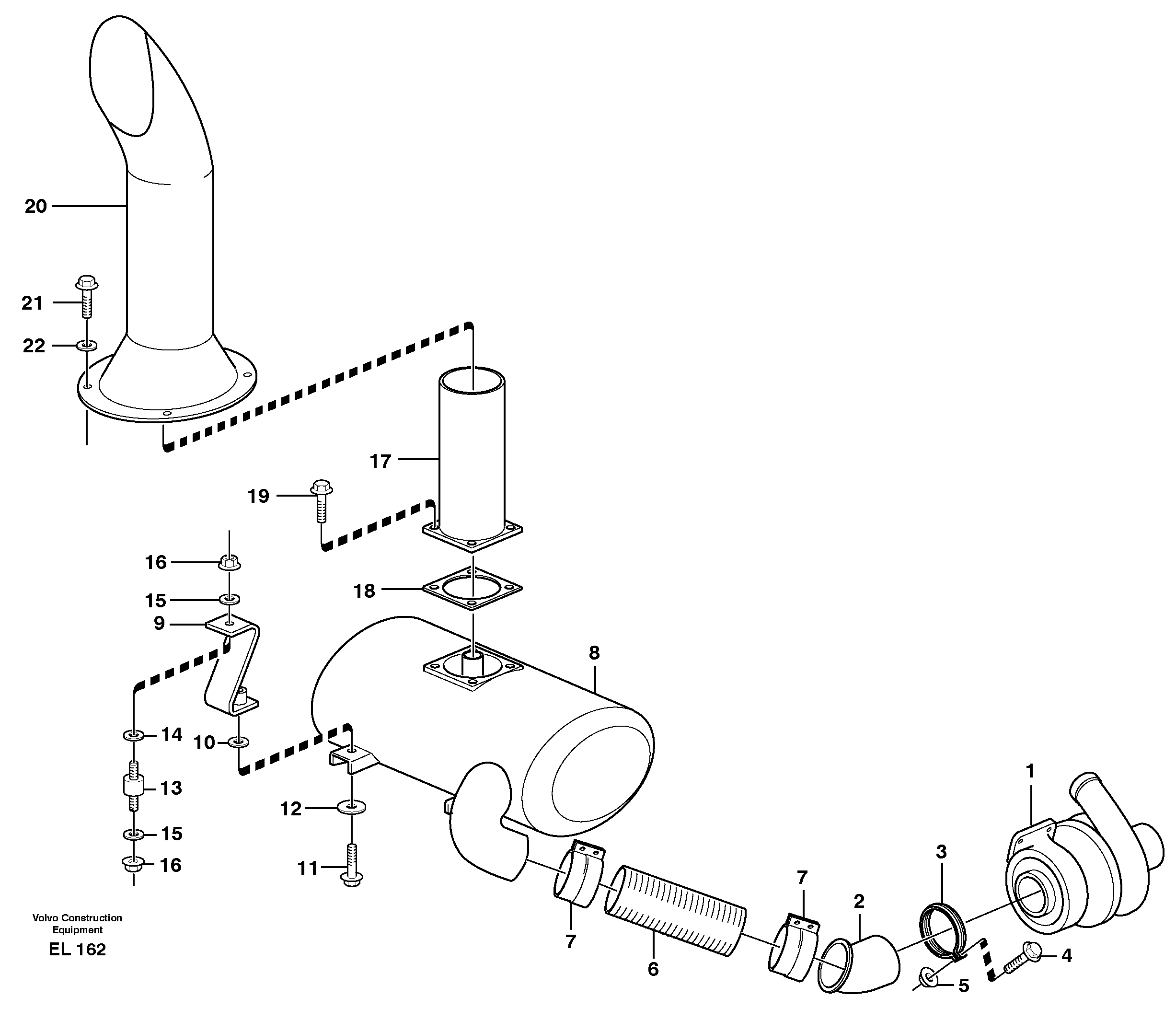 Axle Casing VOE11110320 VOLVO