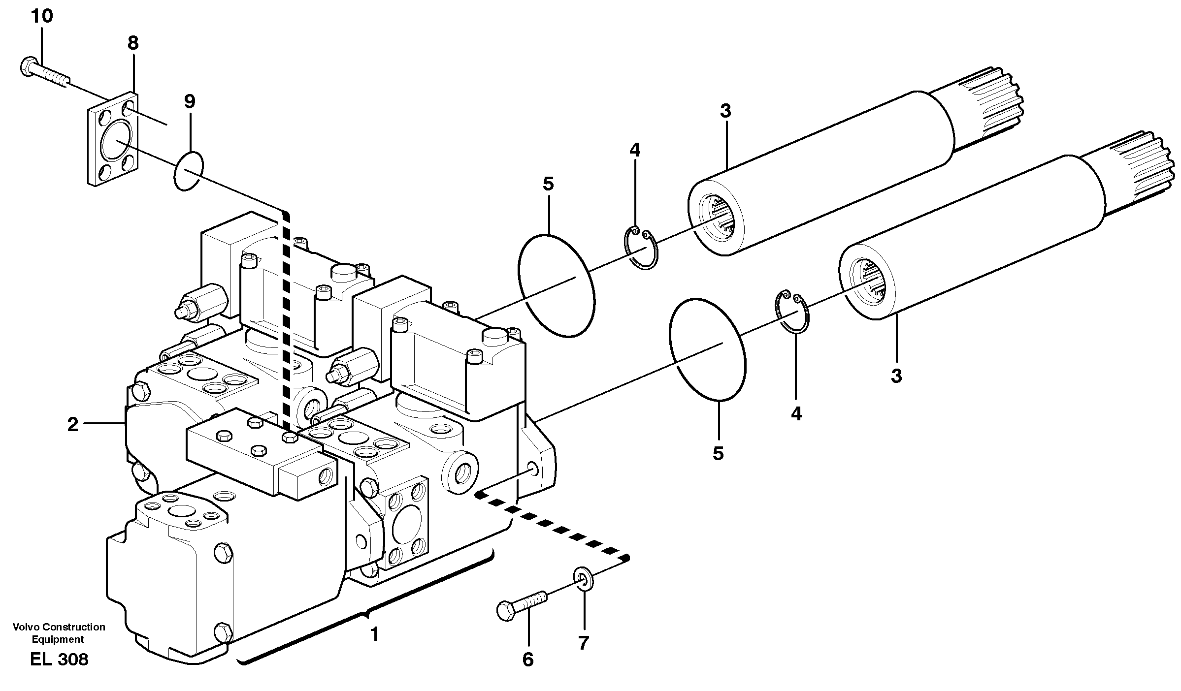 Hydraulic Pump VOE11173537 VOLVO