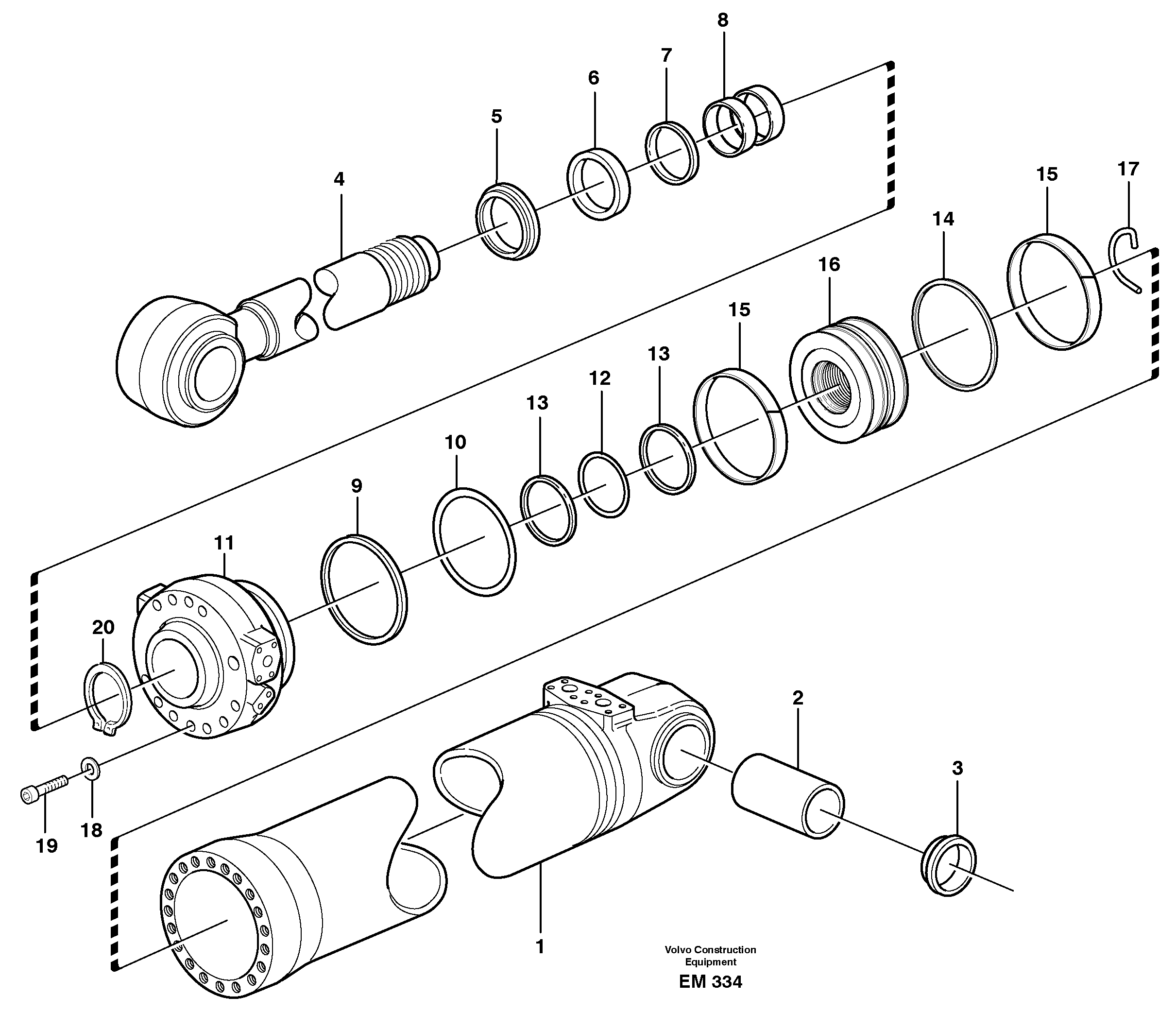Crankshaft Seal VOE11107220 VOLVO