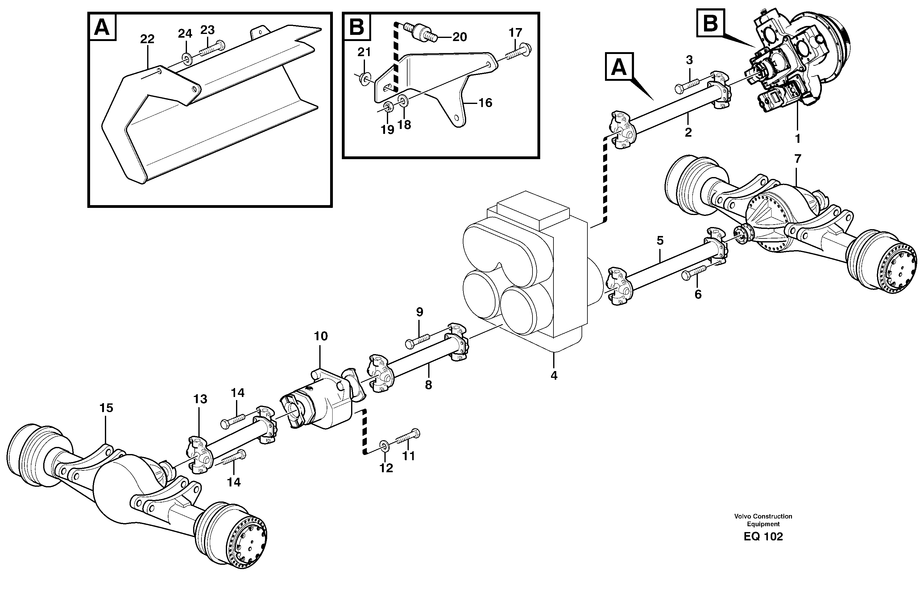Mounting rail VOE982245 VOLVO