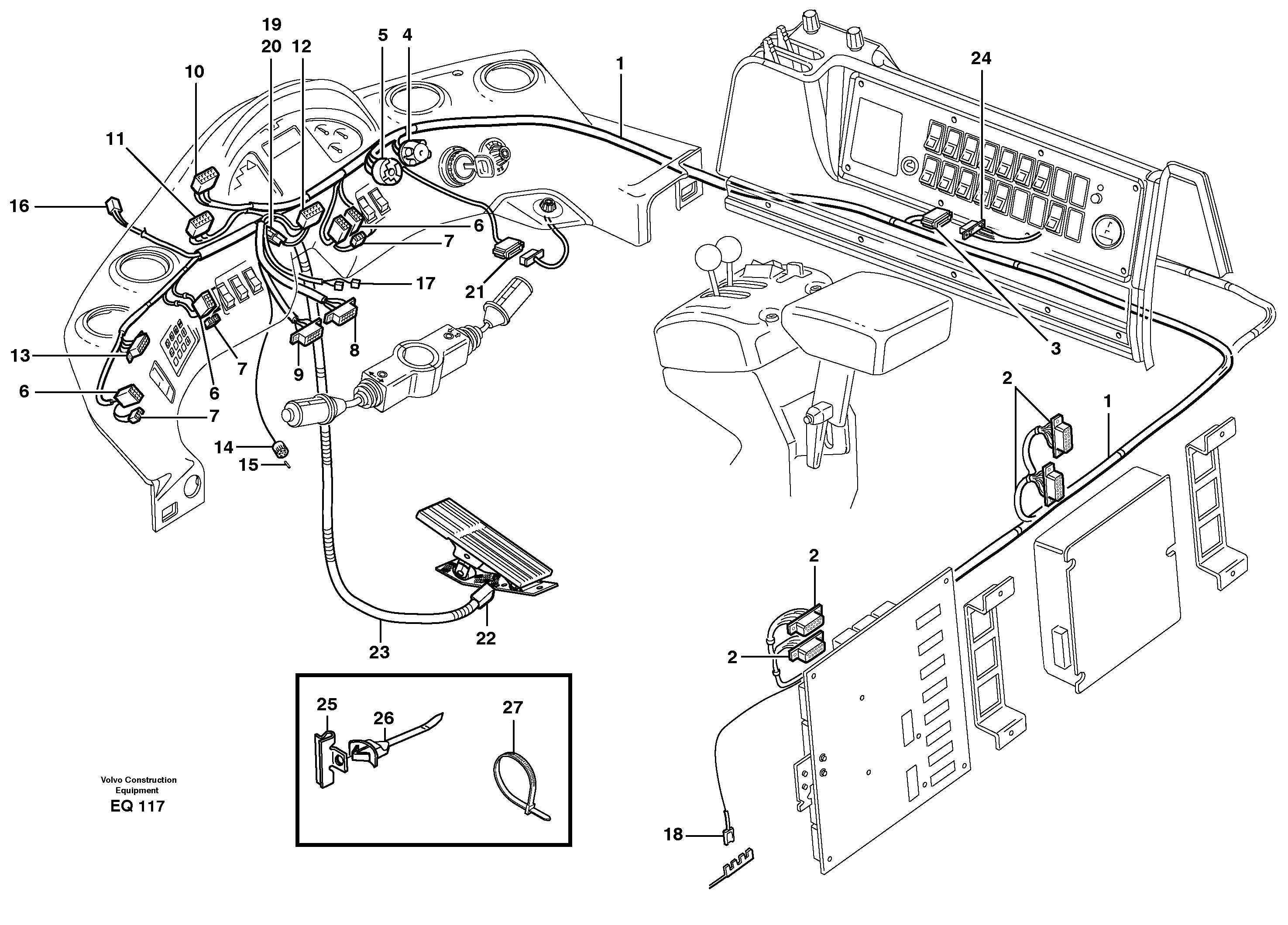 Cable harness VOE11040822 VOLVO
