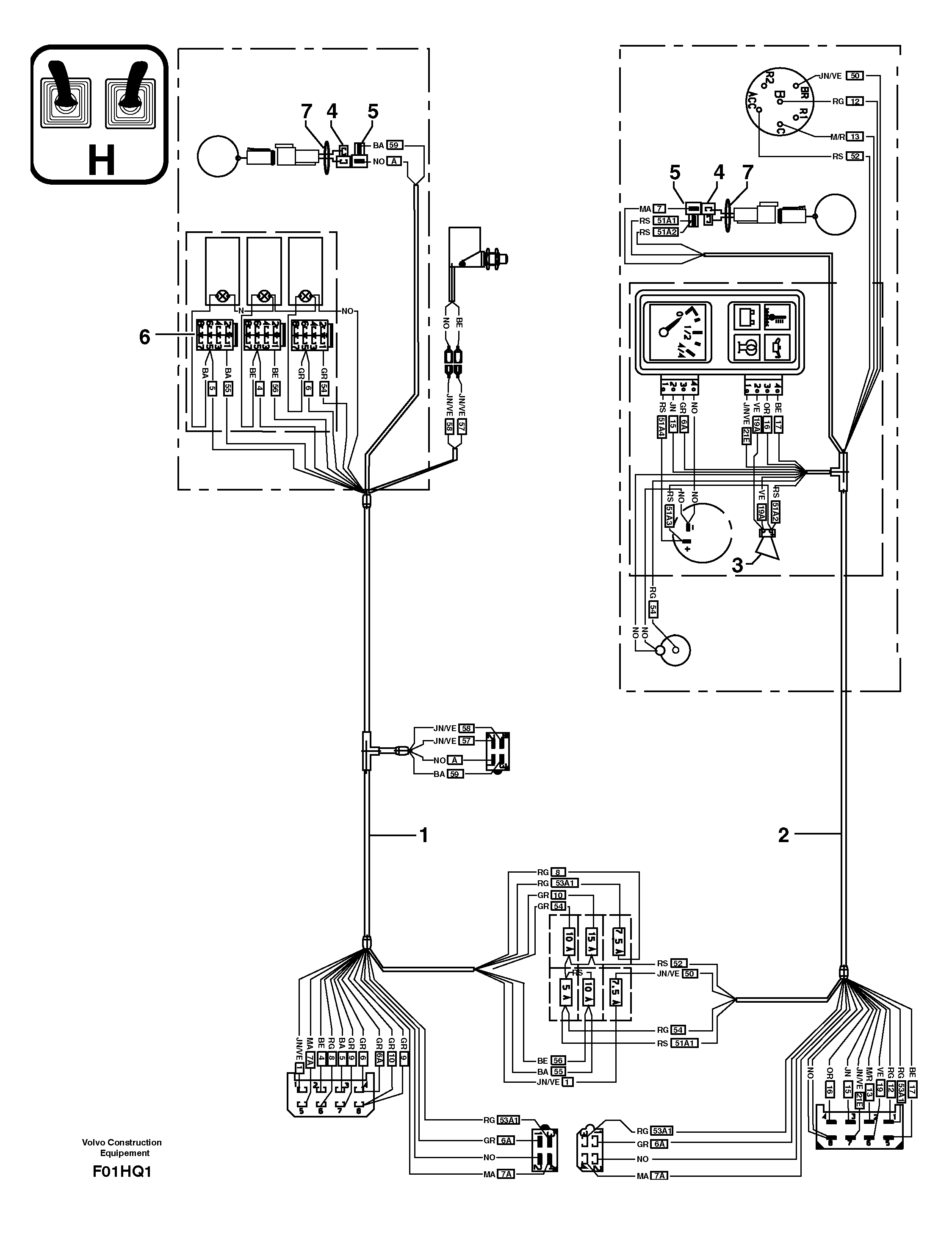Wire harness PJ5720631 VOLVO