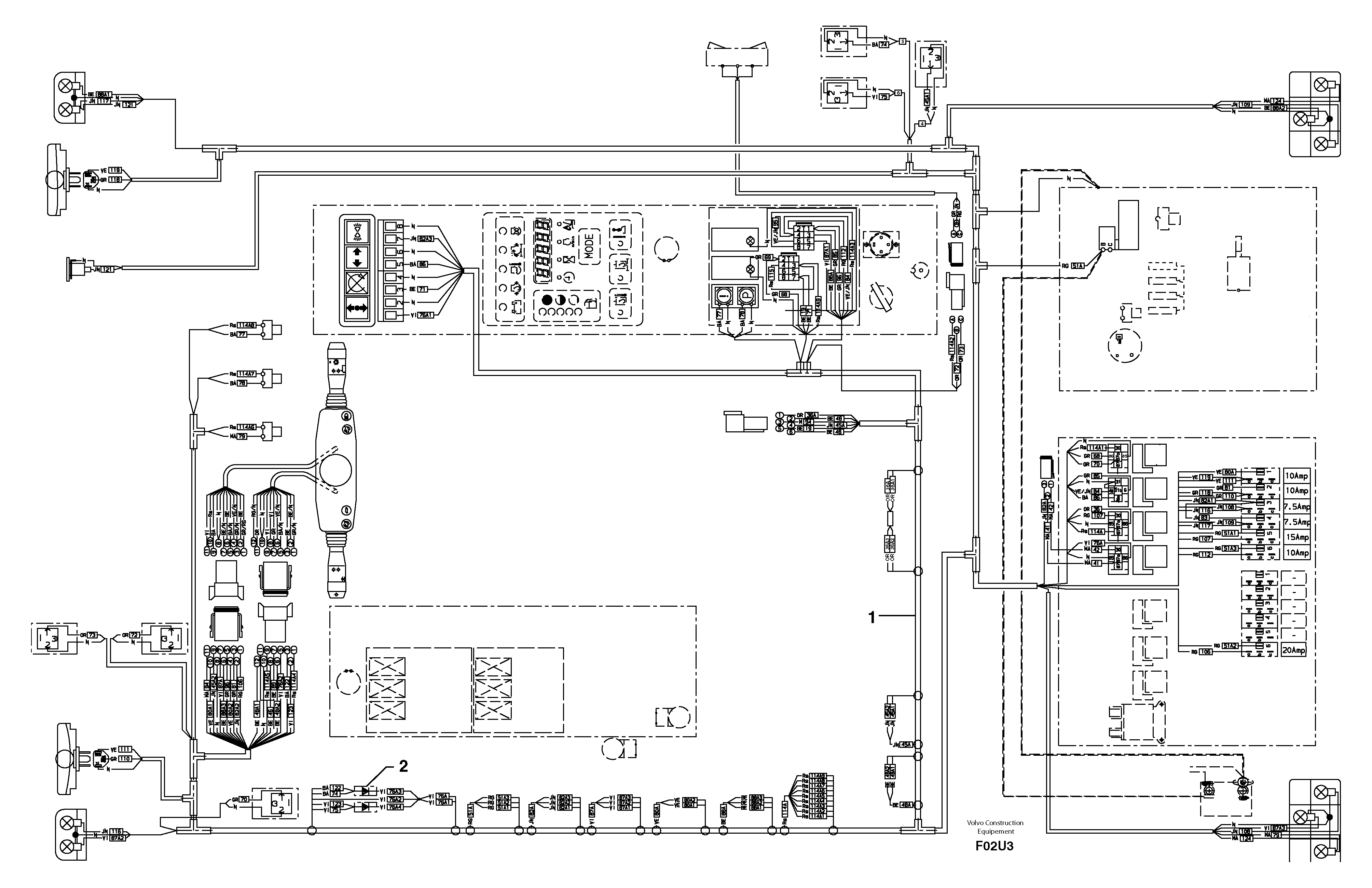 Wire harness PJ5720520 VOLVO