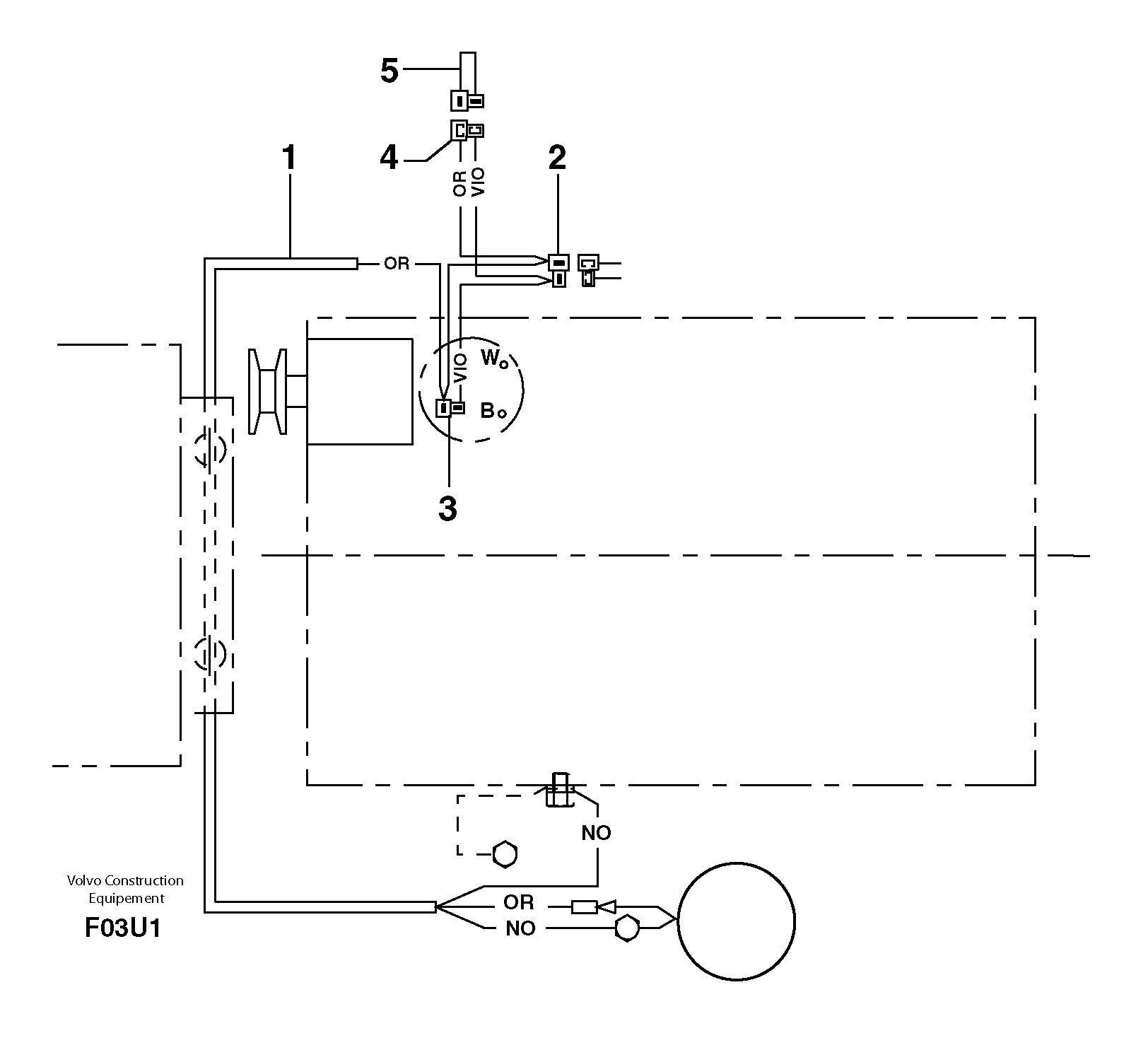 Wire harness PJ5720608 VOLVO
