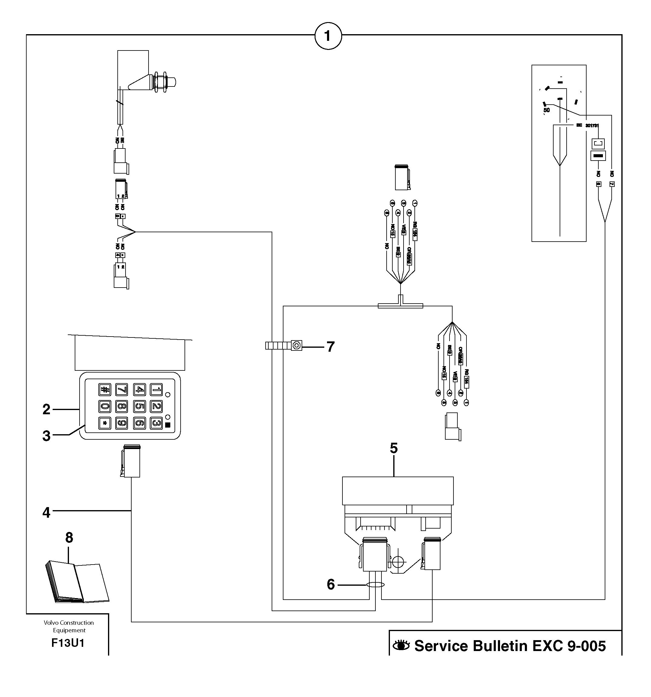Wire harness PJ5720711 VOLVO