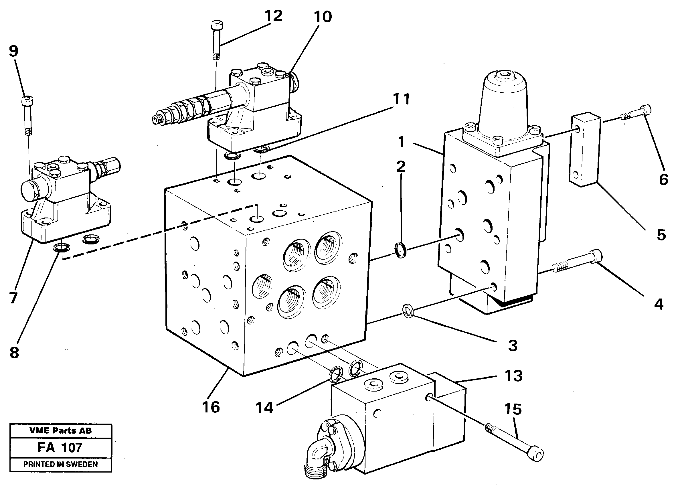 Vacuum Tank VOE14260132 VOLVO