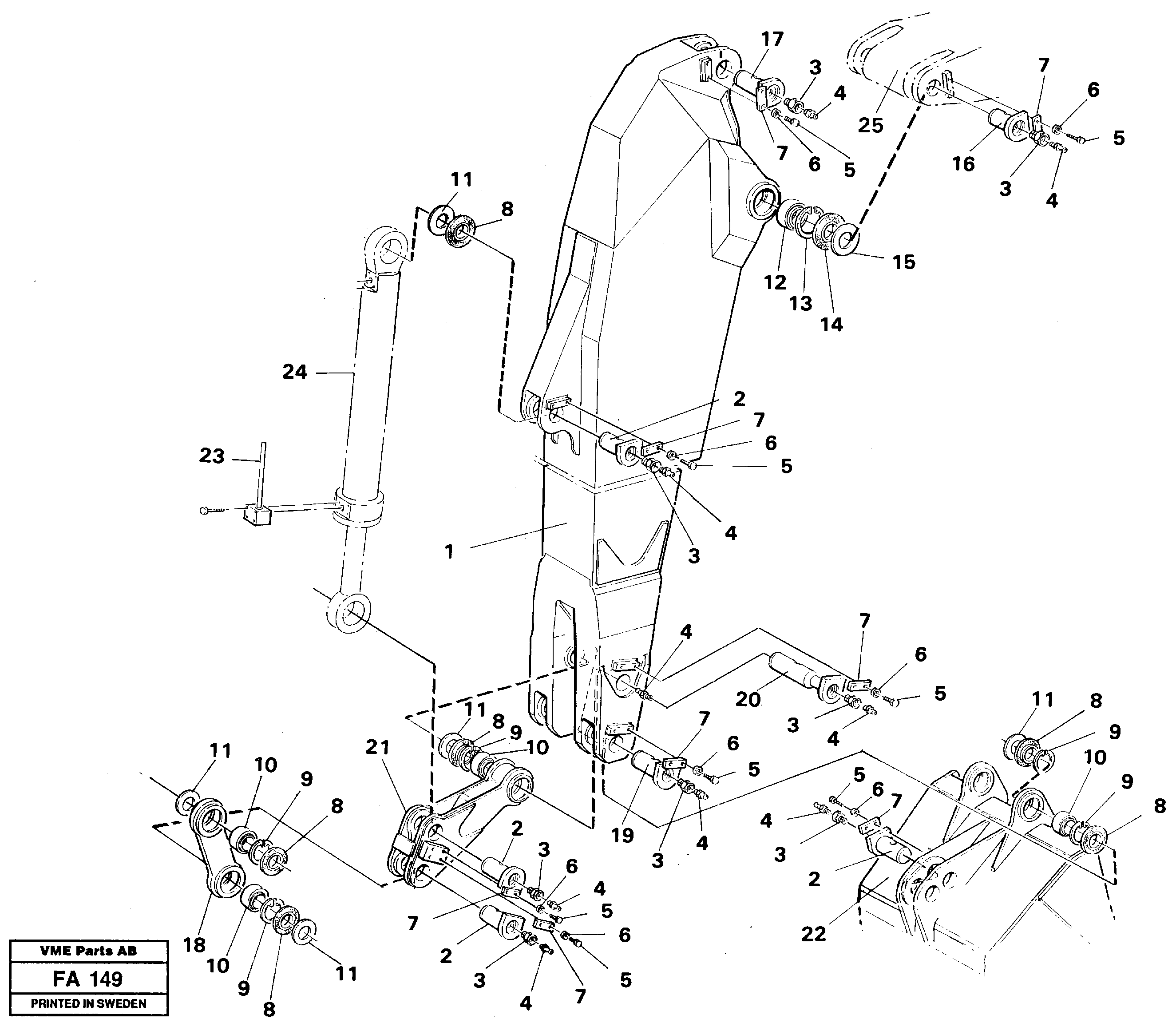 Dipper Arm VOE14262488 VOLVO