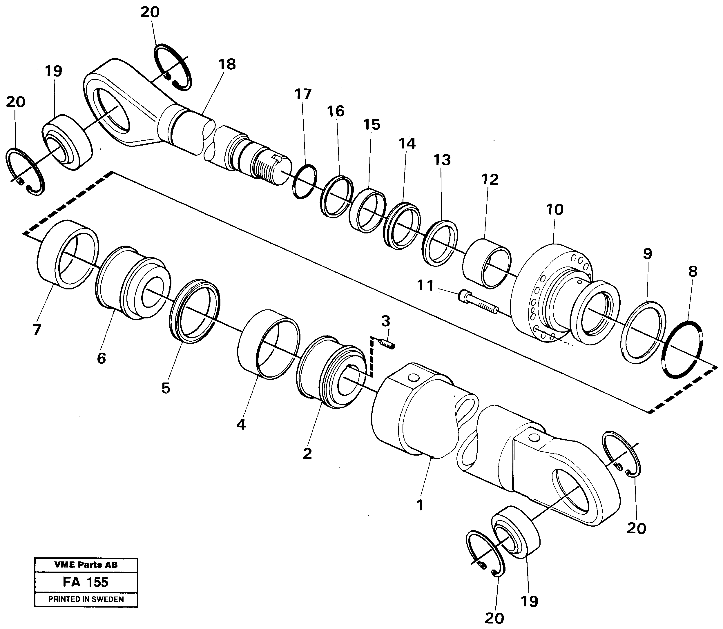 Safety Brace VOE14216004 VOLVO