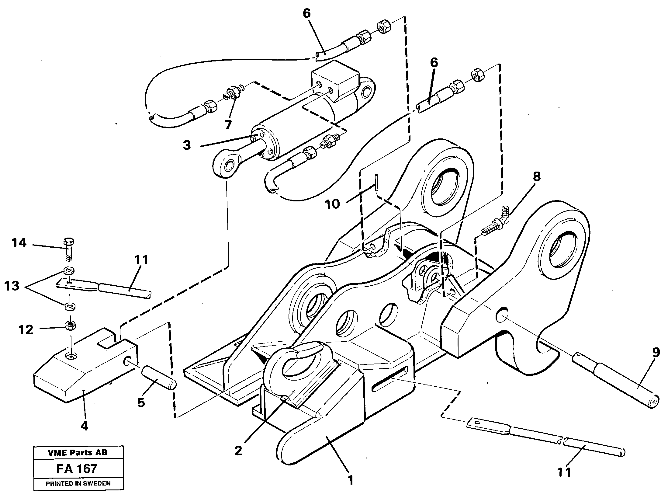 Bearing Spindle VOE14237559 VOLVO