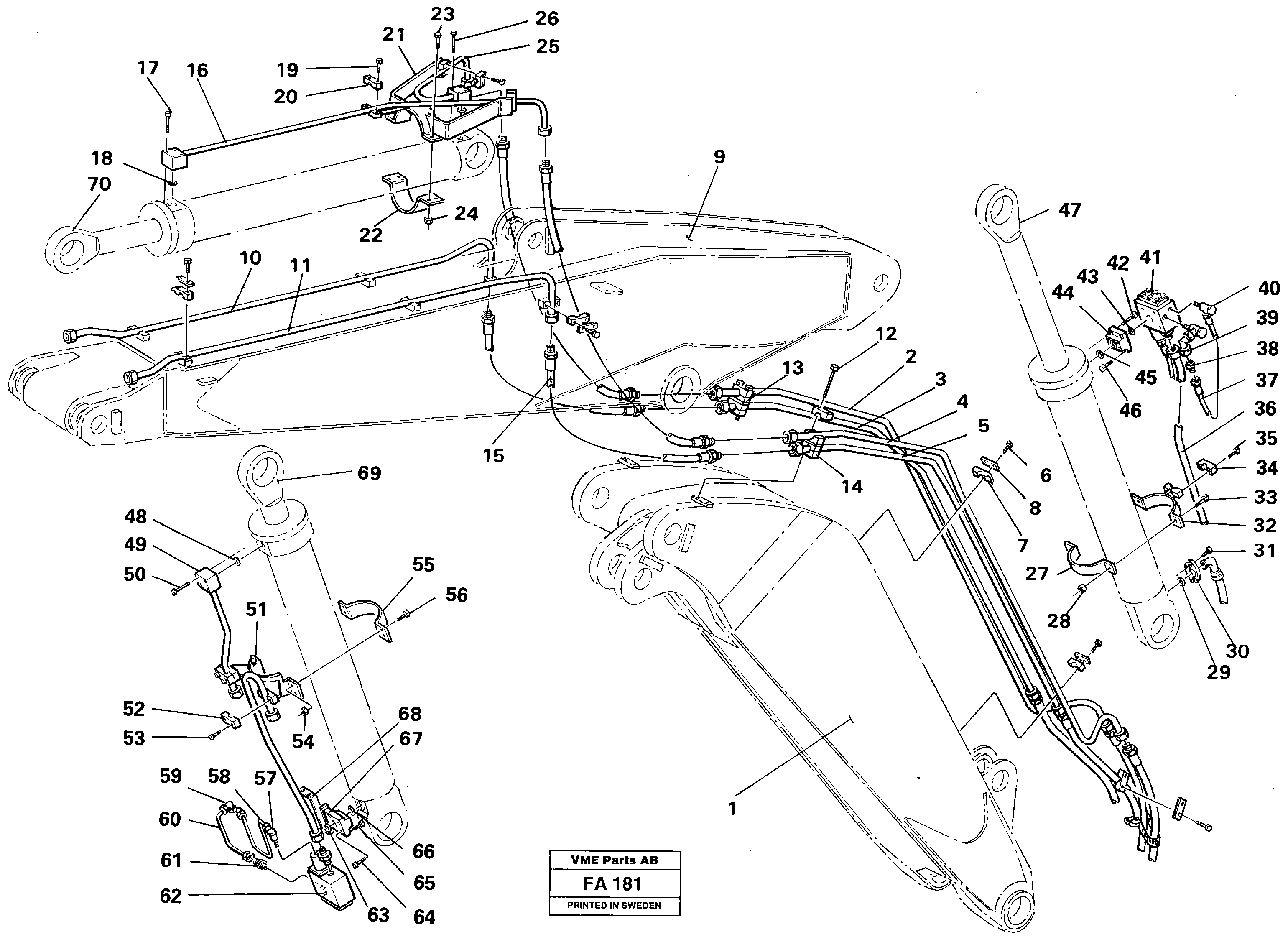 Brass Tube VOE14012475 VOLVO