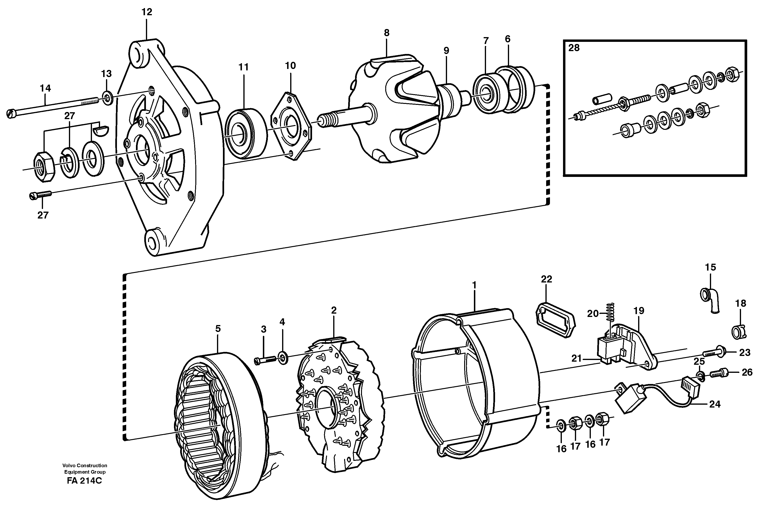 Screw VOE1324962 VOLVO