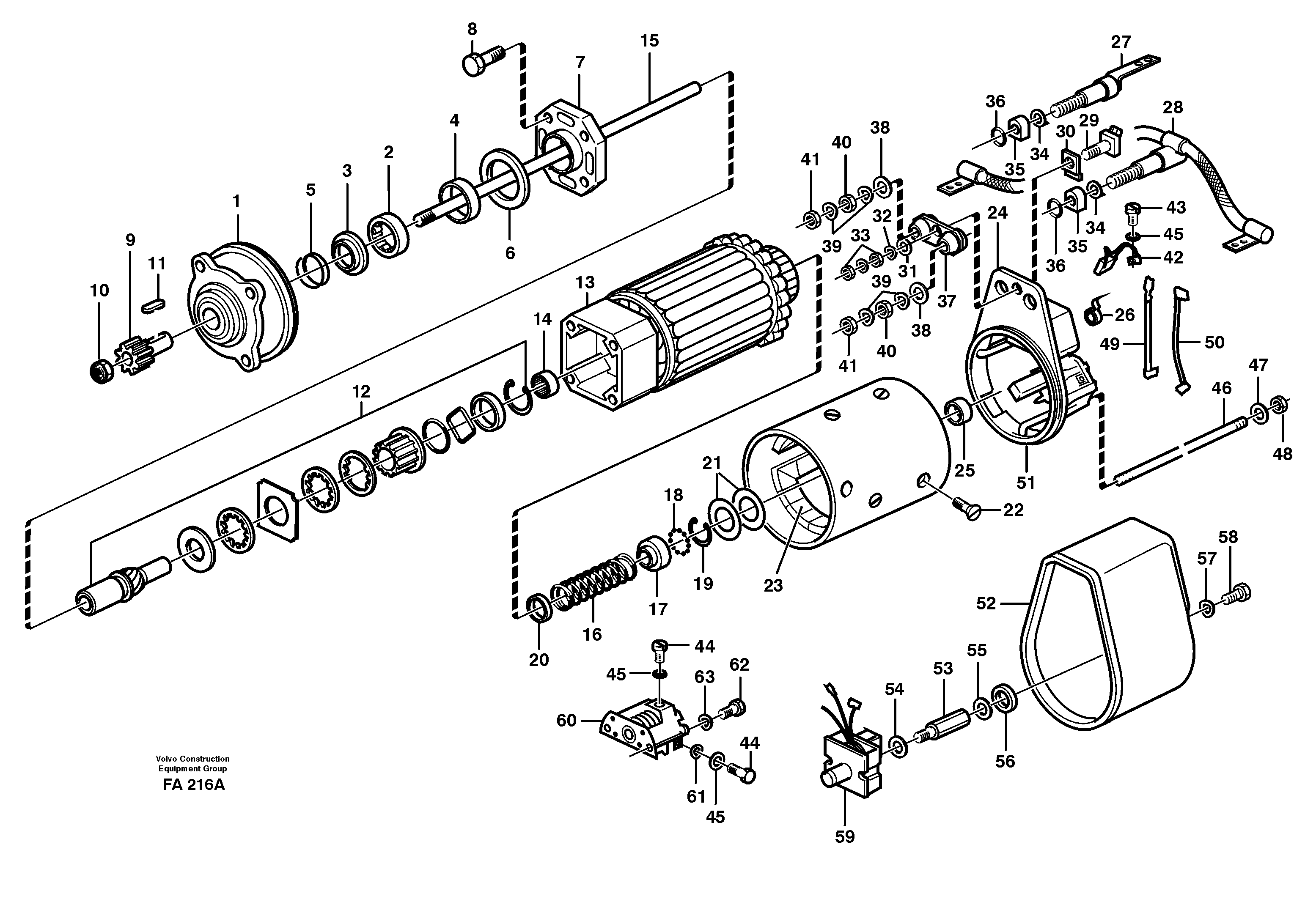 Hose for cooling a. VOE847307 VOLVO