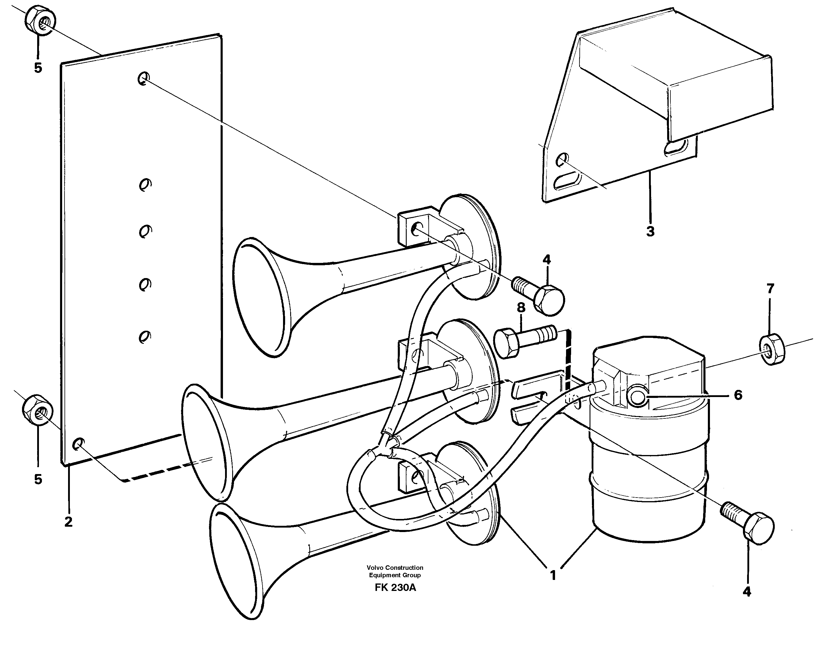 Sealing plate VOE11713267 VOLVO