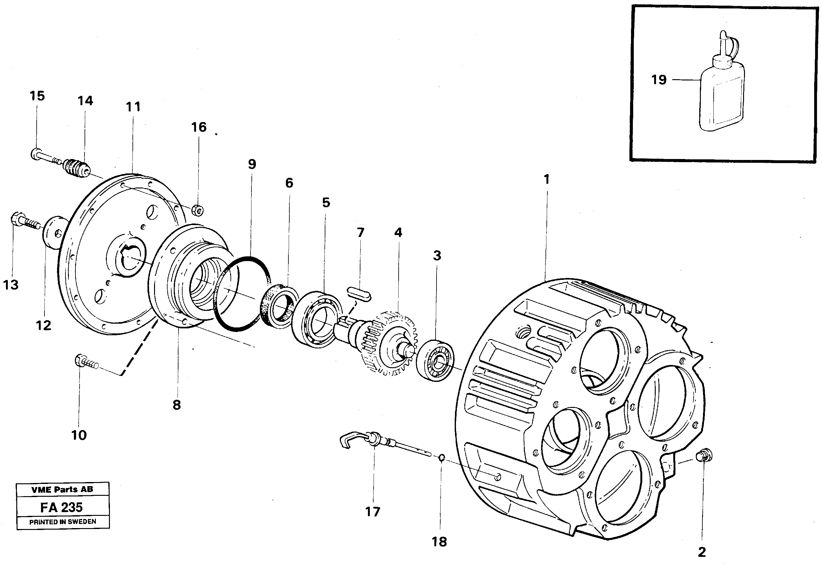 Reverse Clutch VOE14025200 VOLVO