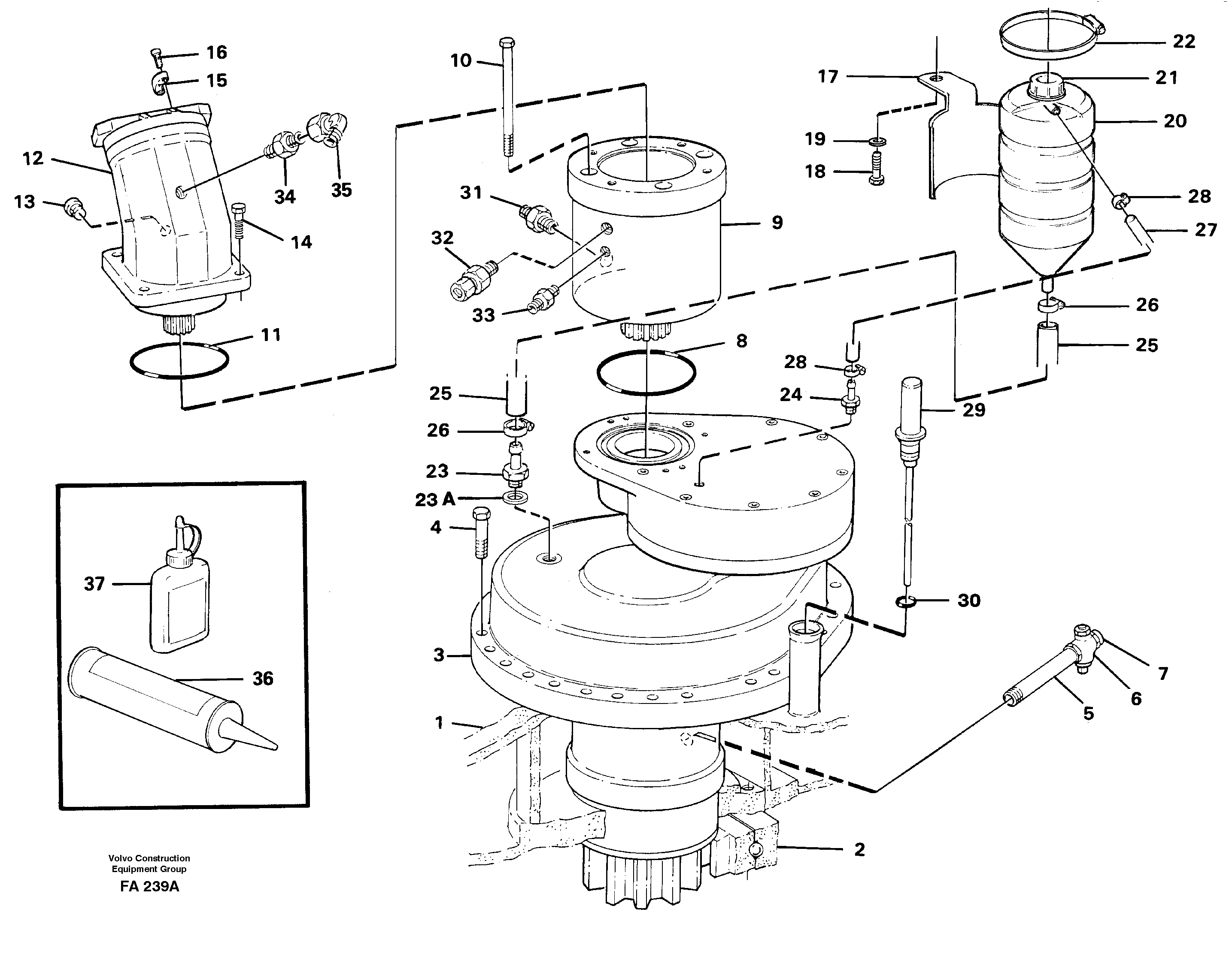 Feed Line VOE14252875 VOLVO
