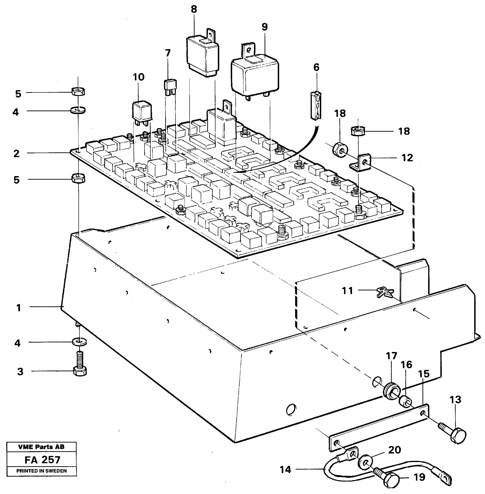 For upper engine part VOE14257464 VOLVO