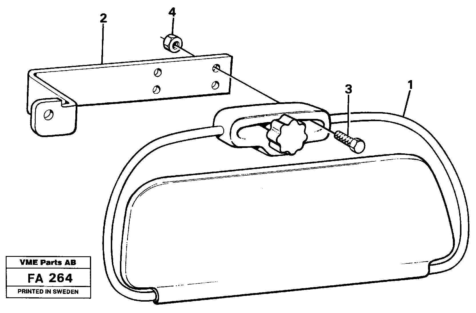 Support,front VOE14213488 VOLVO