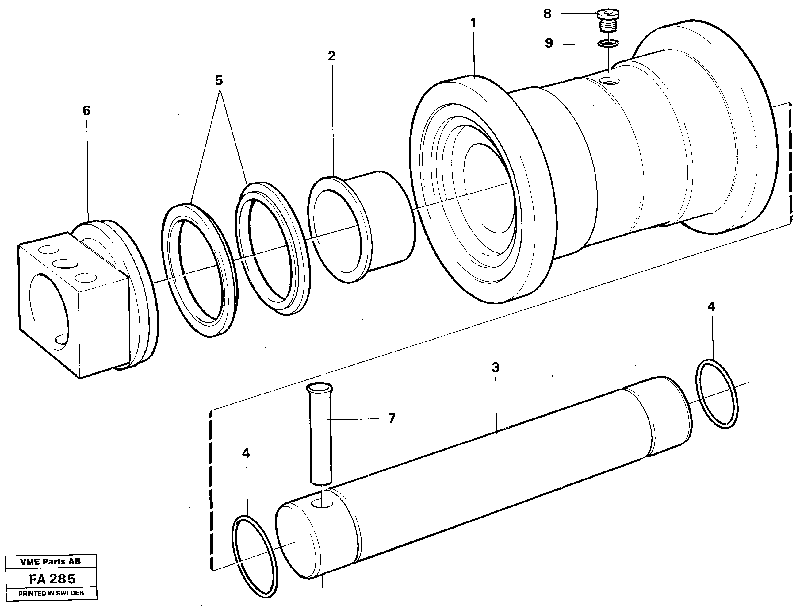 Bearing Spindle VOE14261102 VOLVO