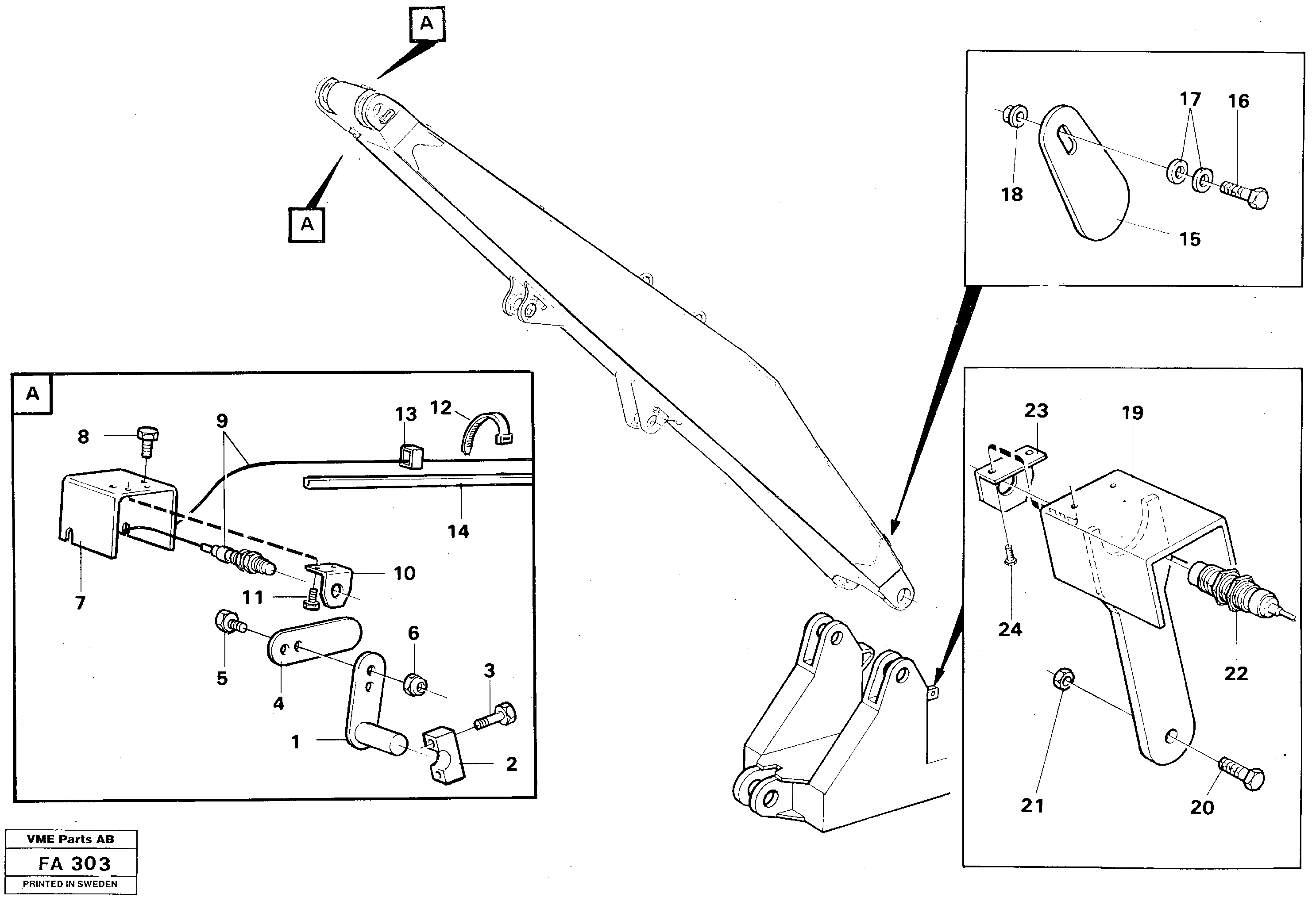 Lock Arm VOE14014206 VOLVO