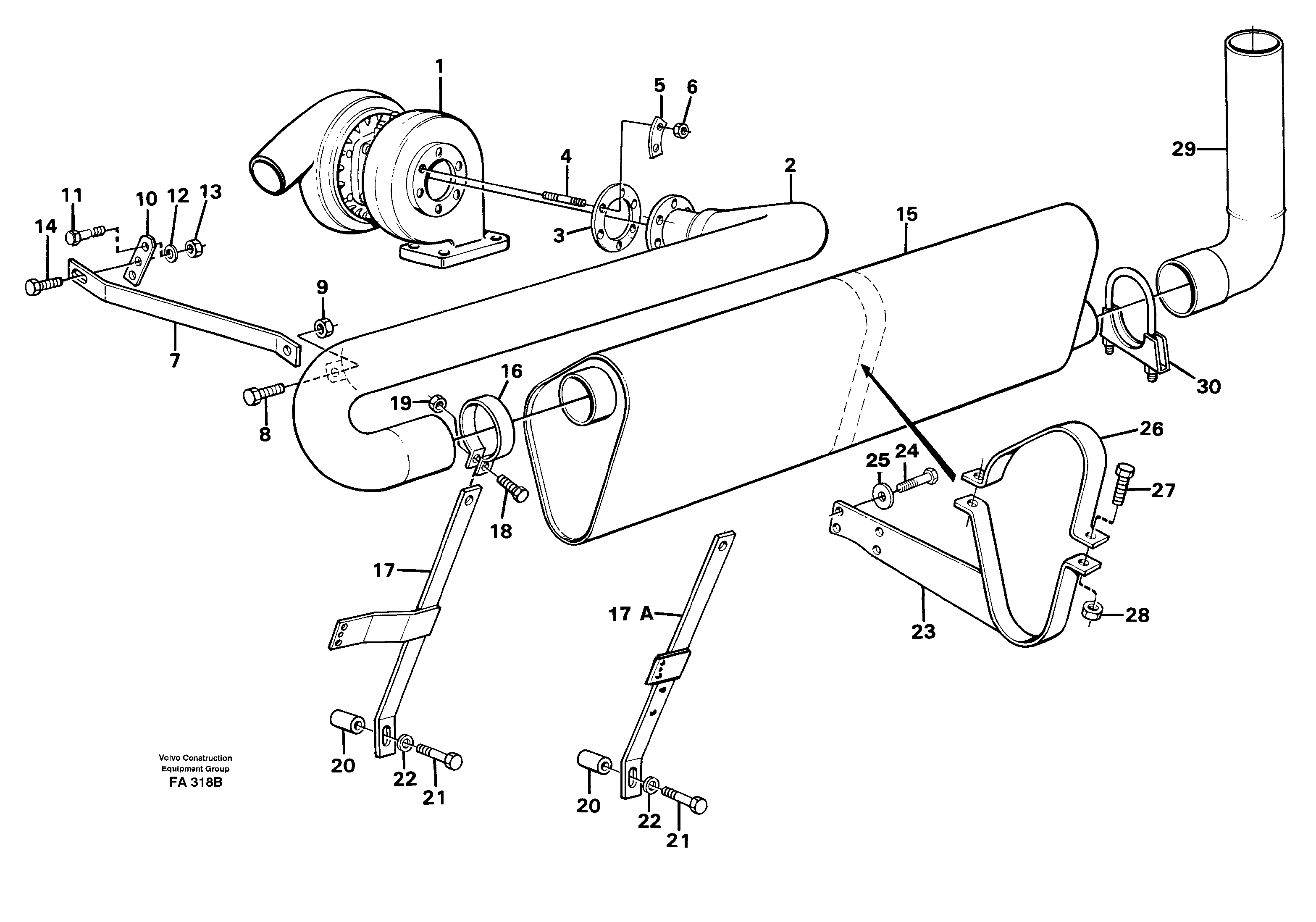 Axle Casing VOE14346139 VOLVO