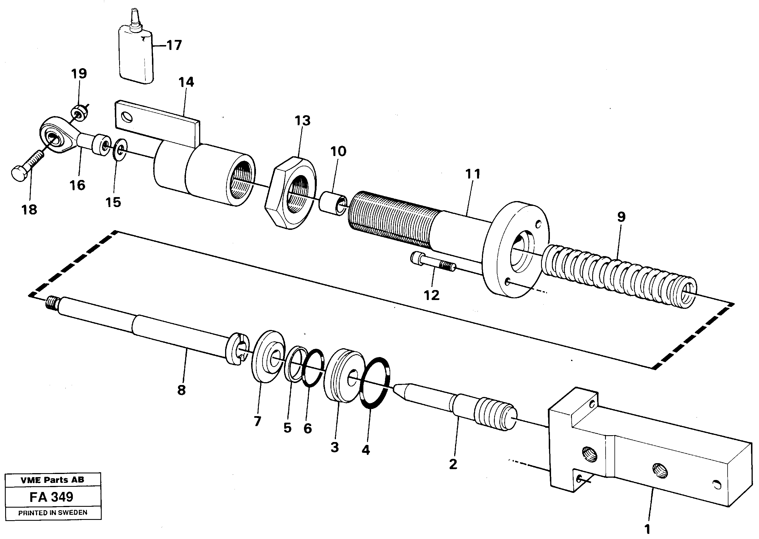 Protecting plate VOE14055437 VOLVO