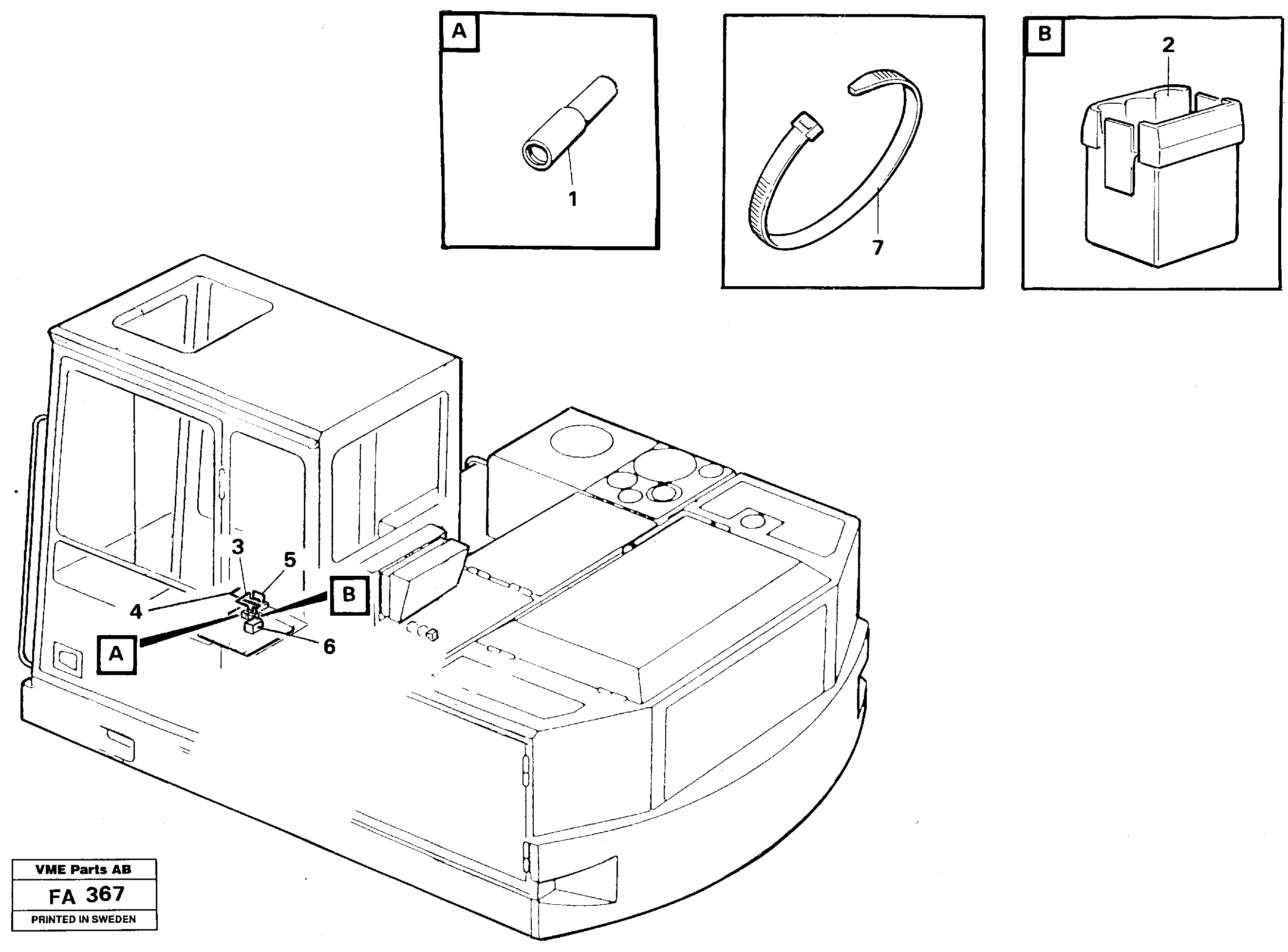 Radio Support VOE14260170 VOLVO