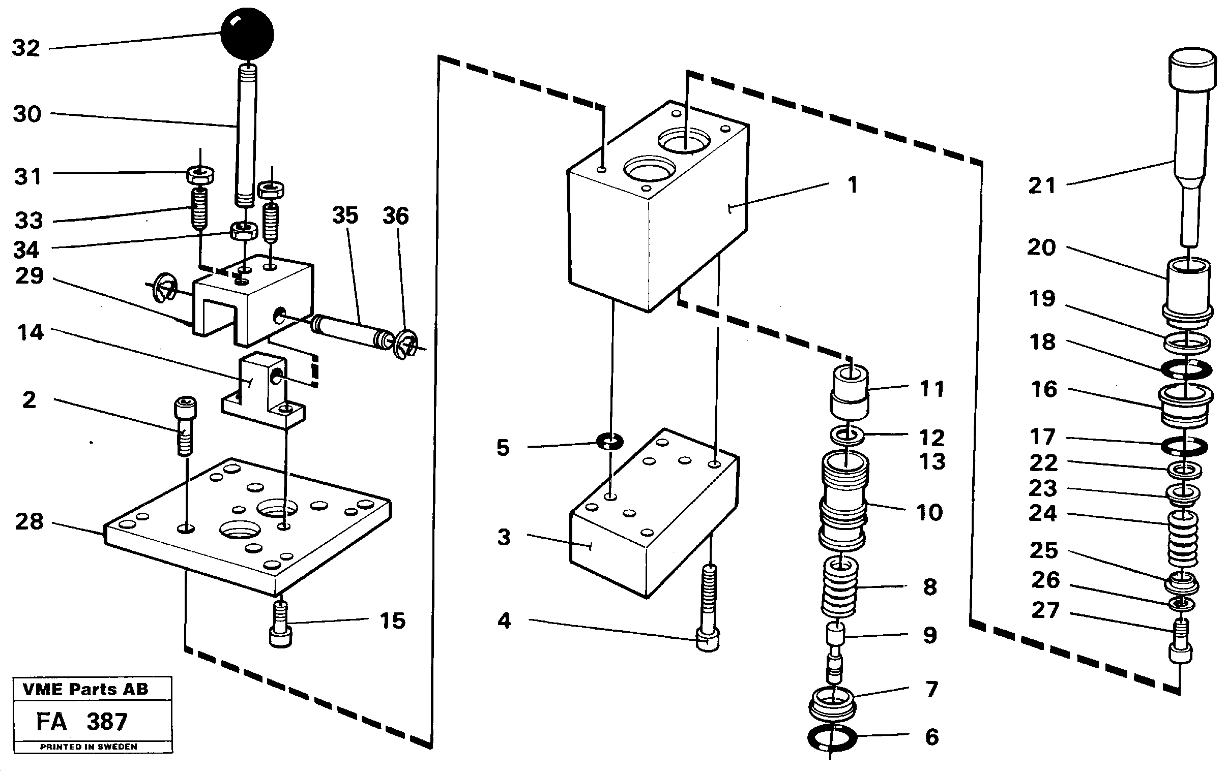 Pressure Screw VOE14212867 VOLVO