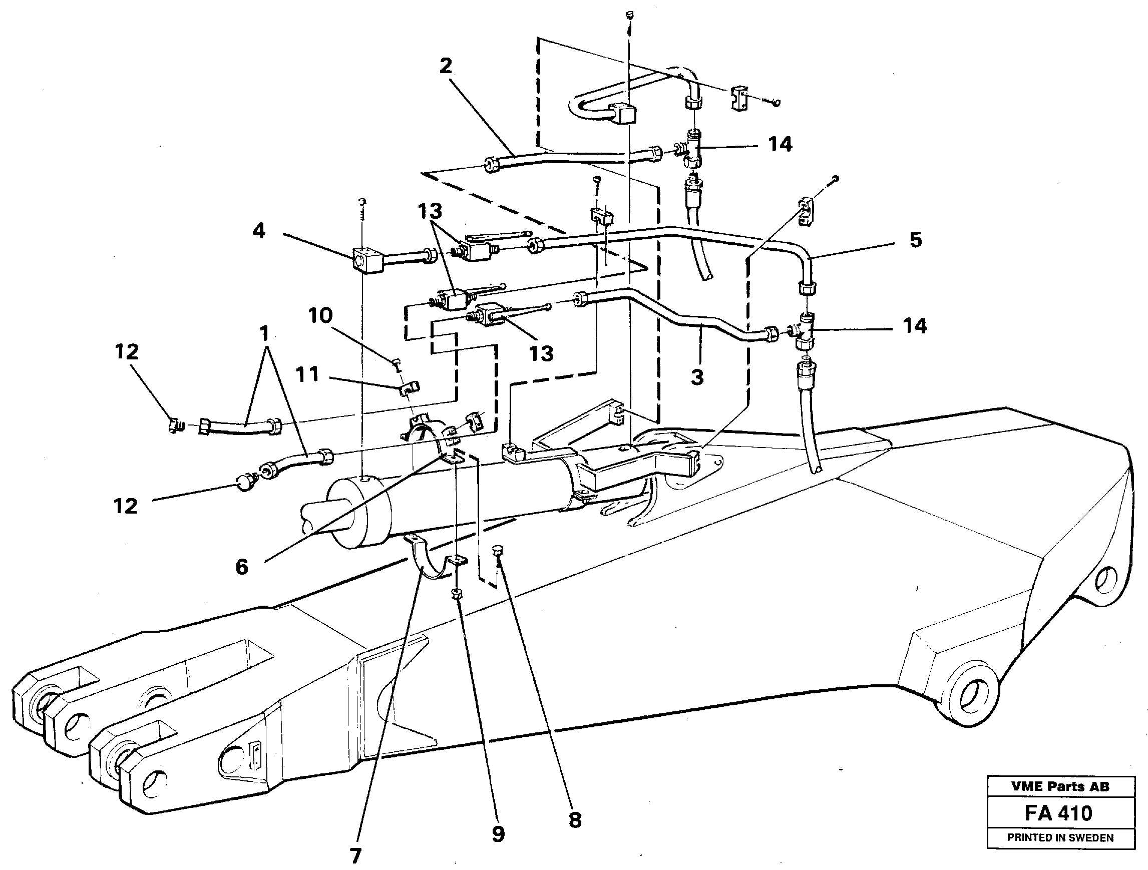 Tube Assembly VOE14254501 VOLVO