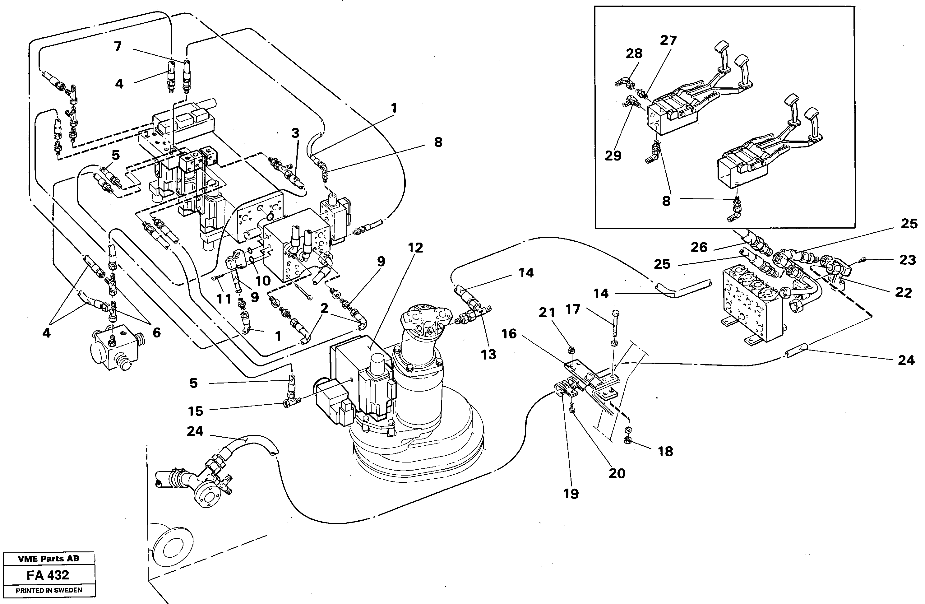 Camshaft gear RM/VOE14261986 VOLVO