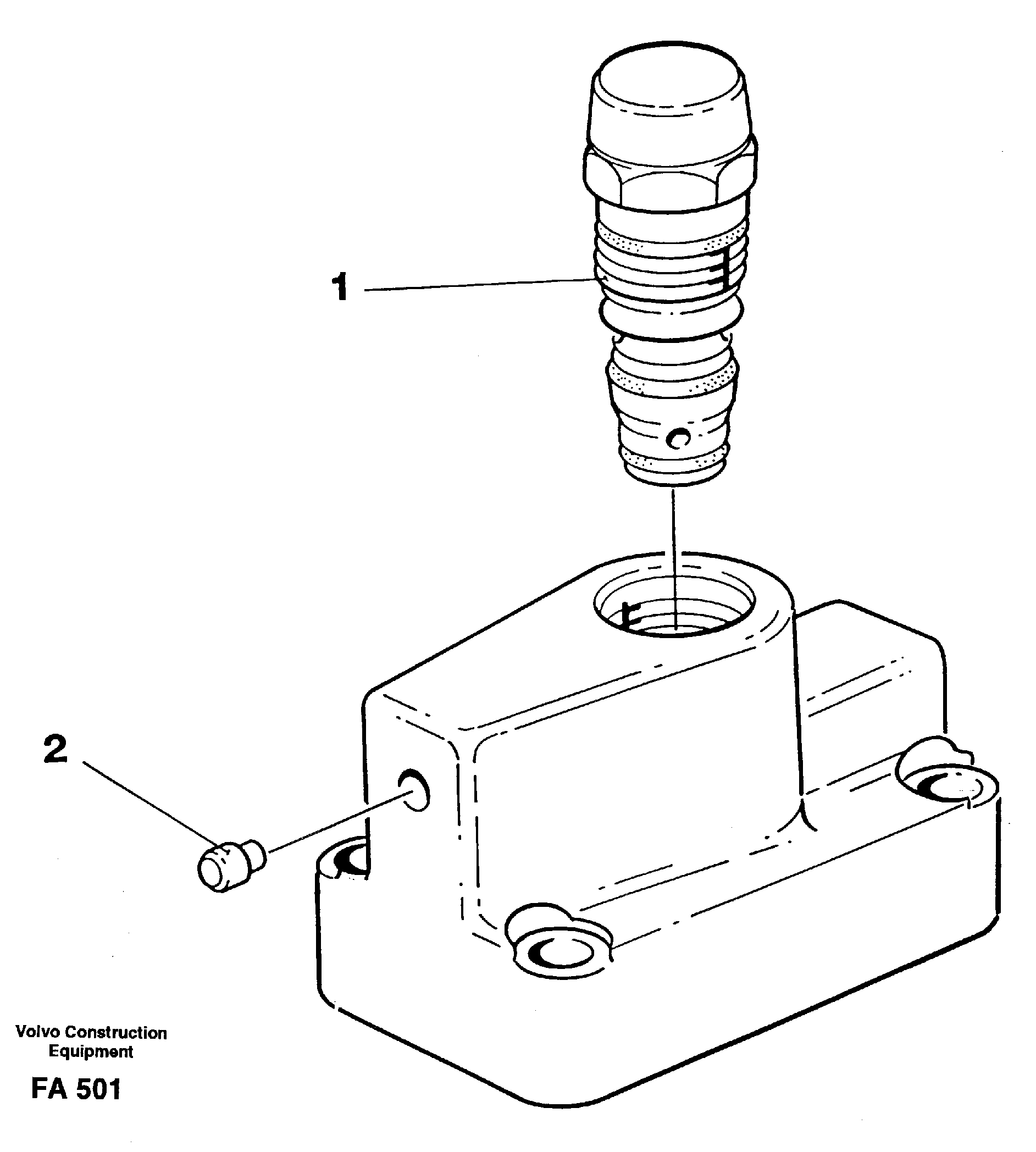 Boom secondary VOE14342477 VOLVO