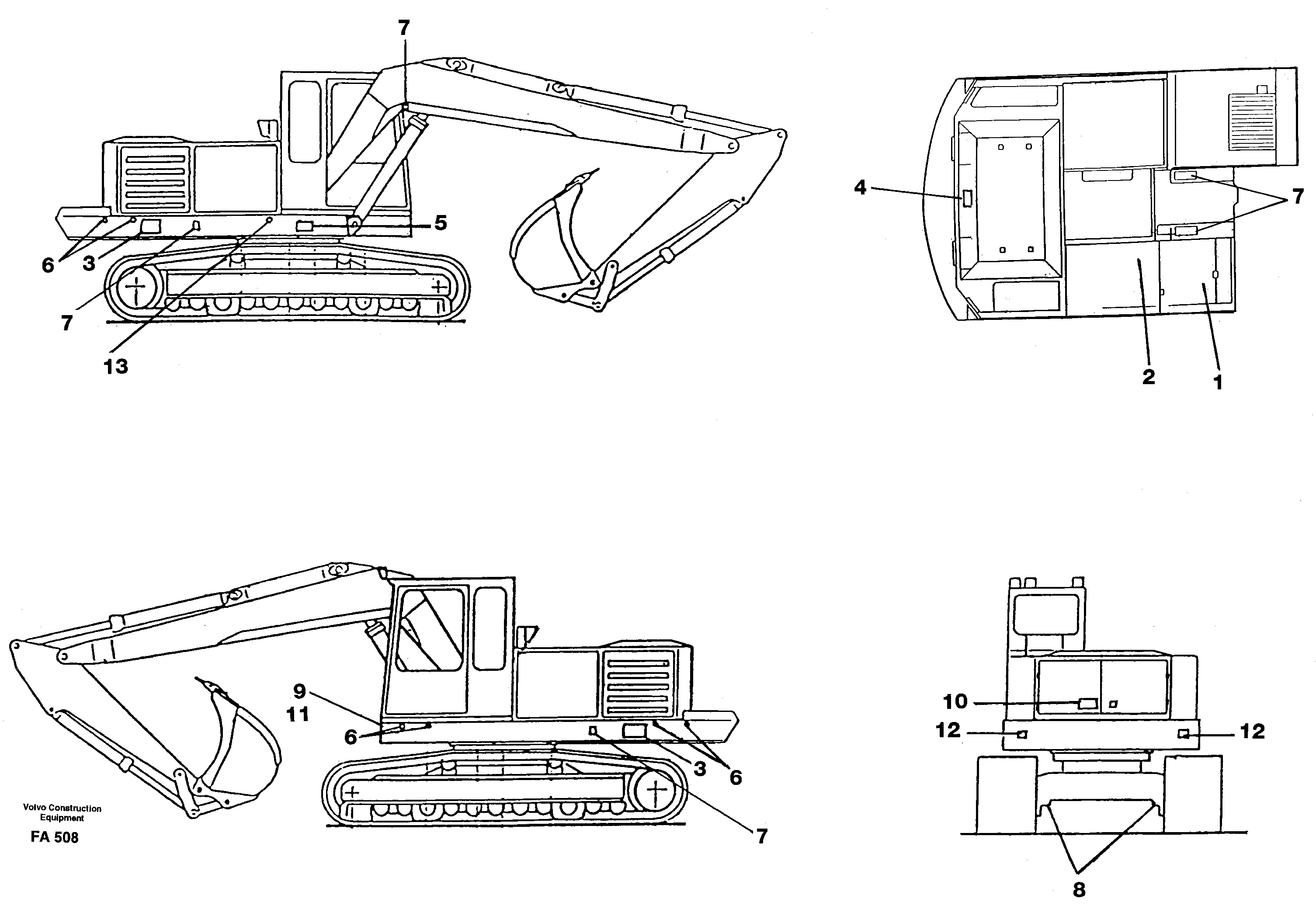 Angled plate RM/VOE14343404 VOLVO