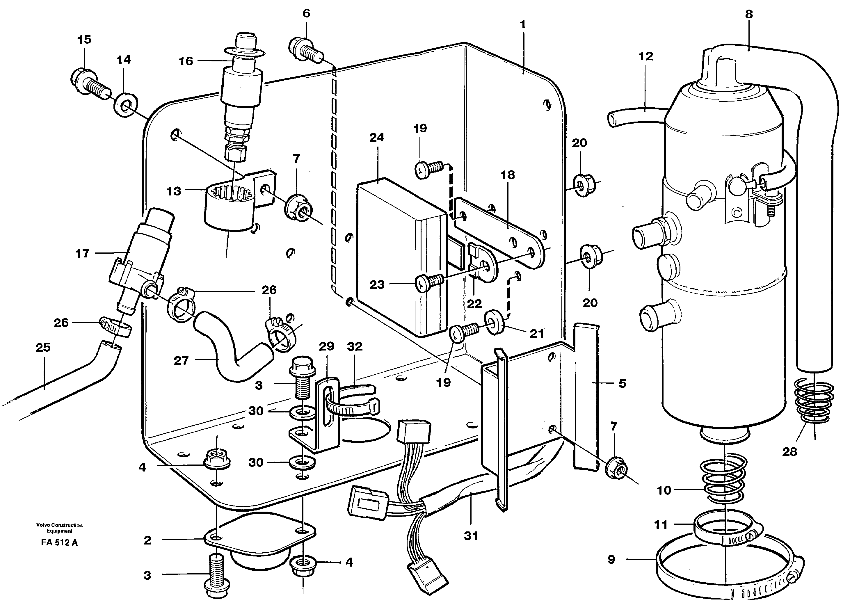 Cable Stem VOE3728343 VOLVO