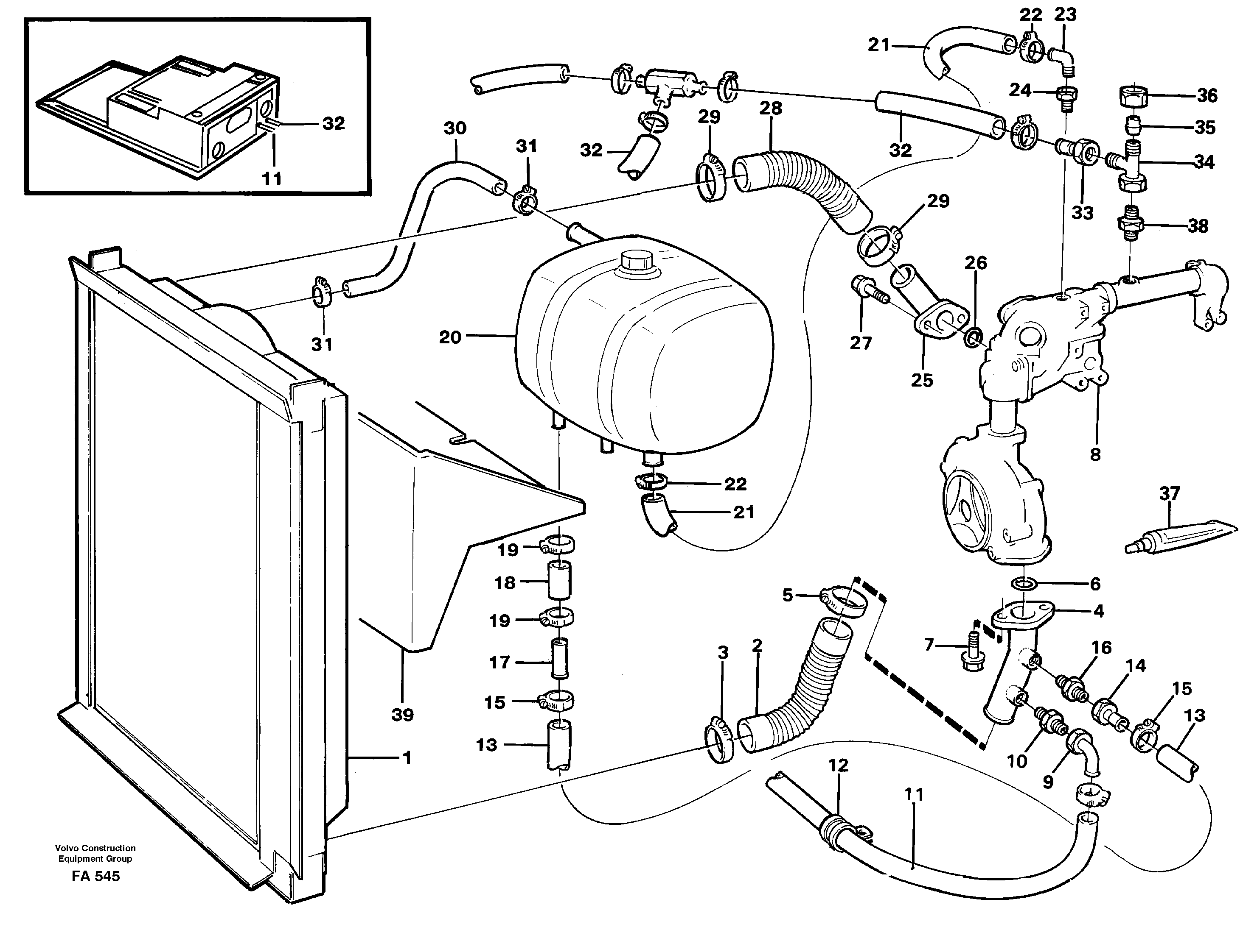 Spacer ring VOE14264923 VOLVO