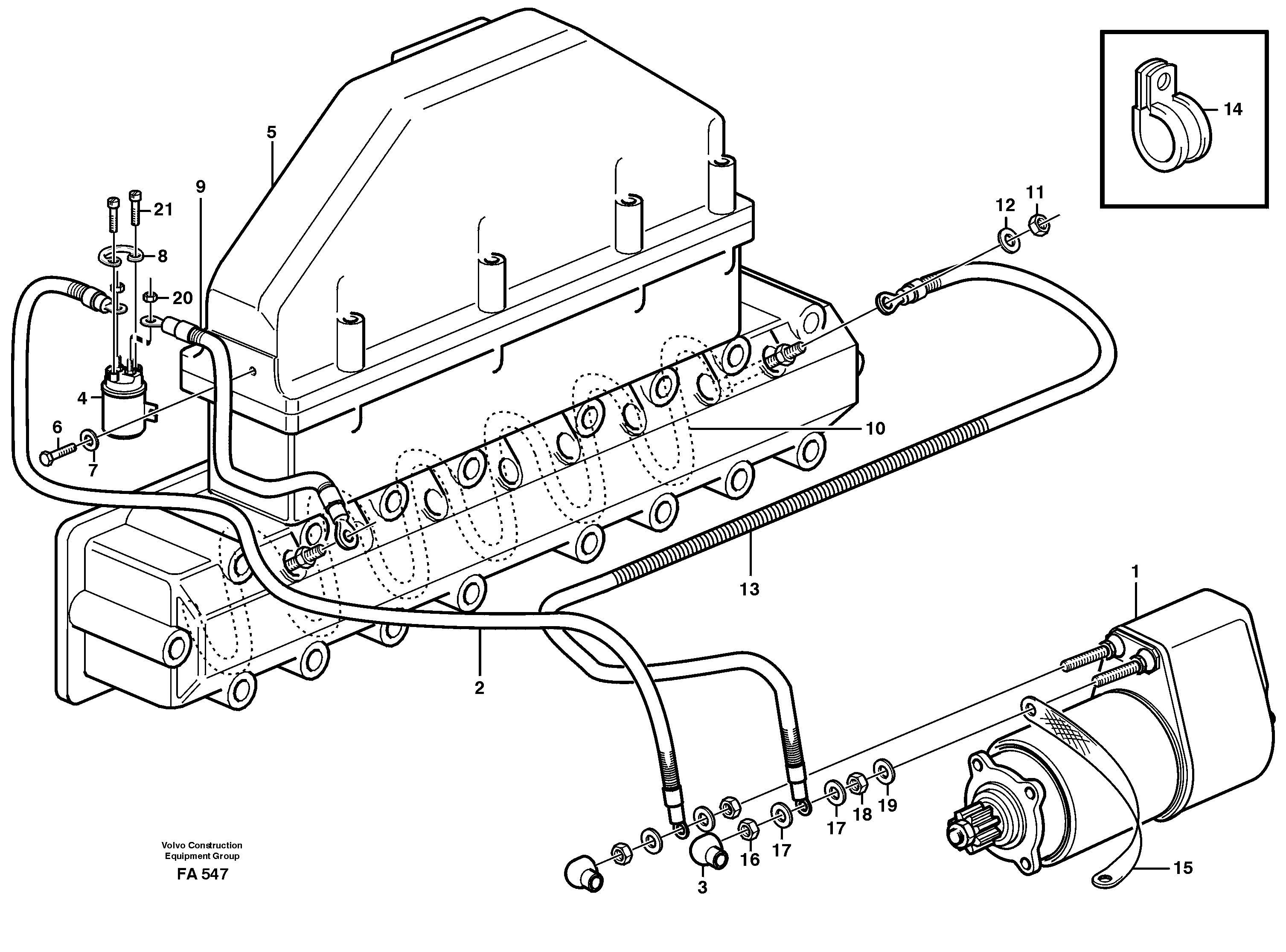 Diesel Fuel VOE14344943 VOLVO