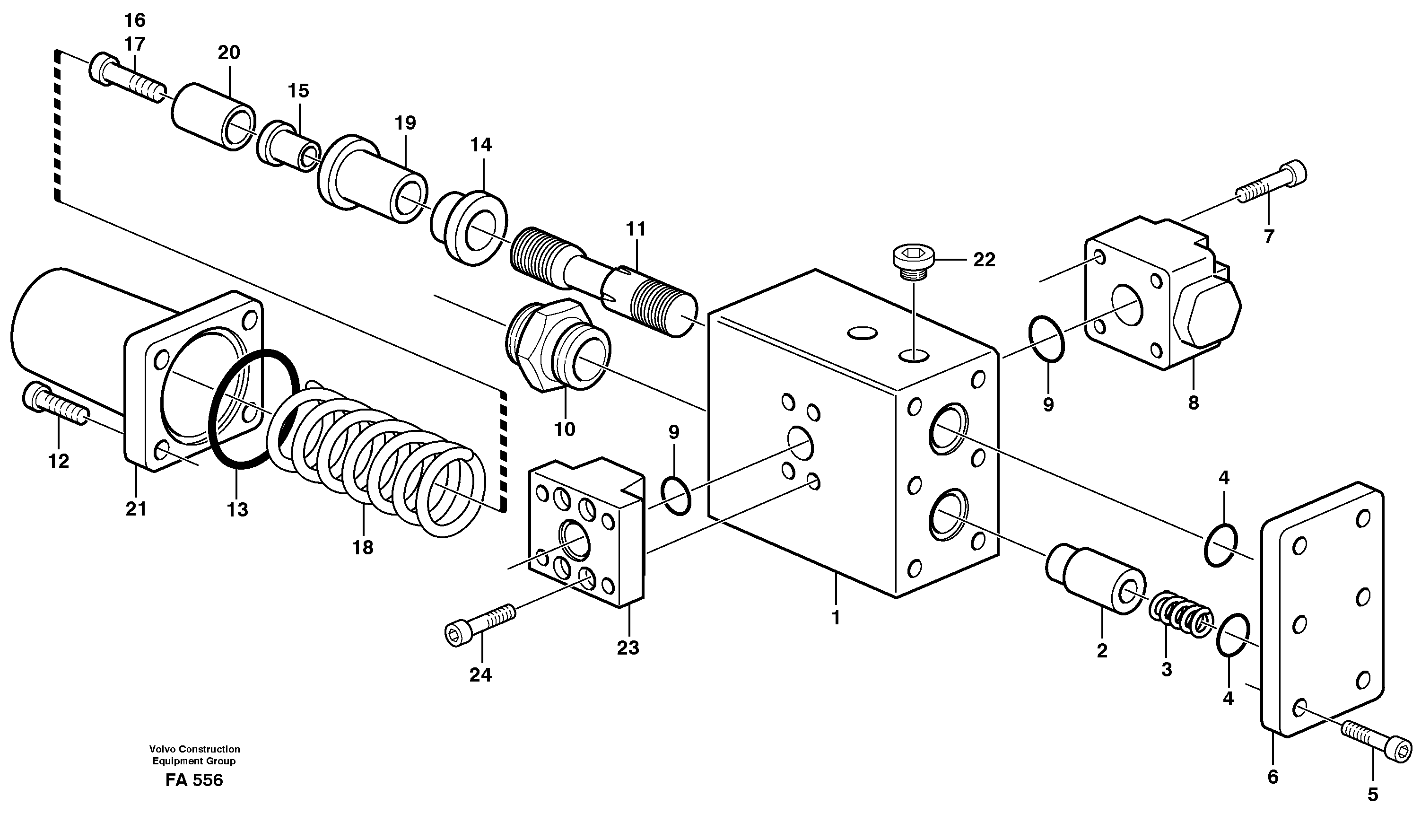 Rubber Clamp VOE14344561 VOLVO
