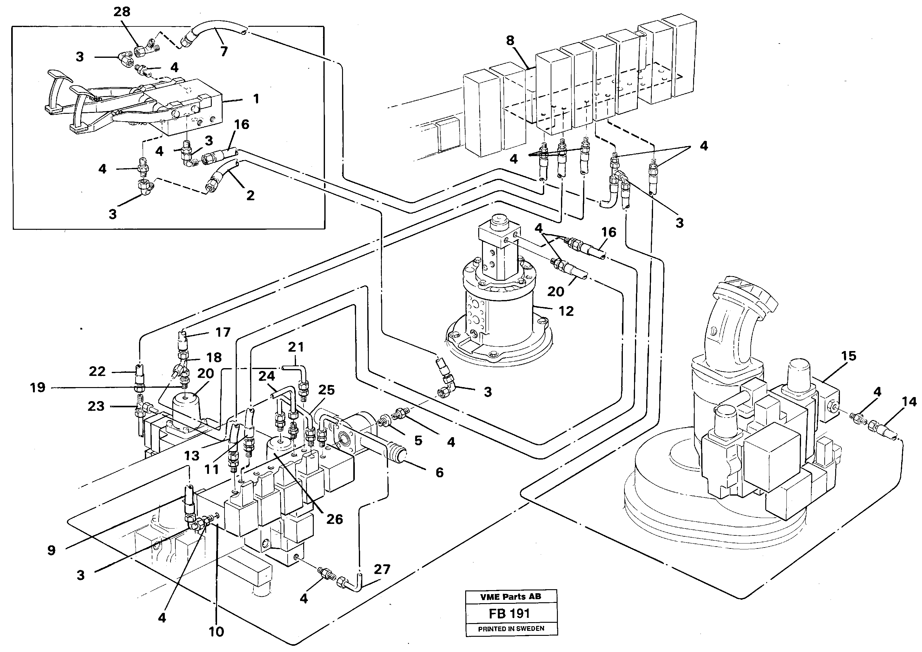 Relay valve VOE14254862 VOLVO